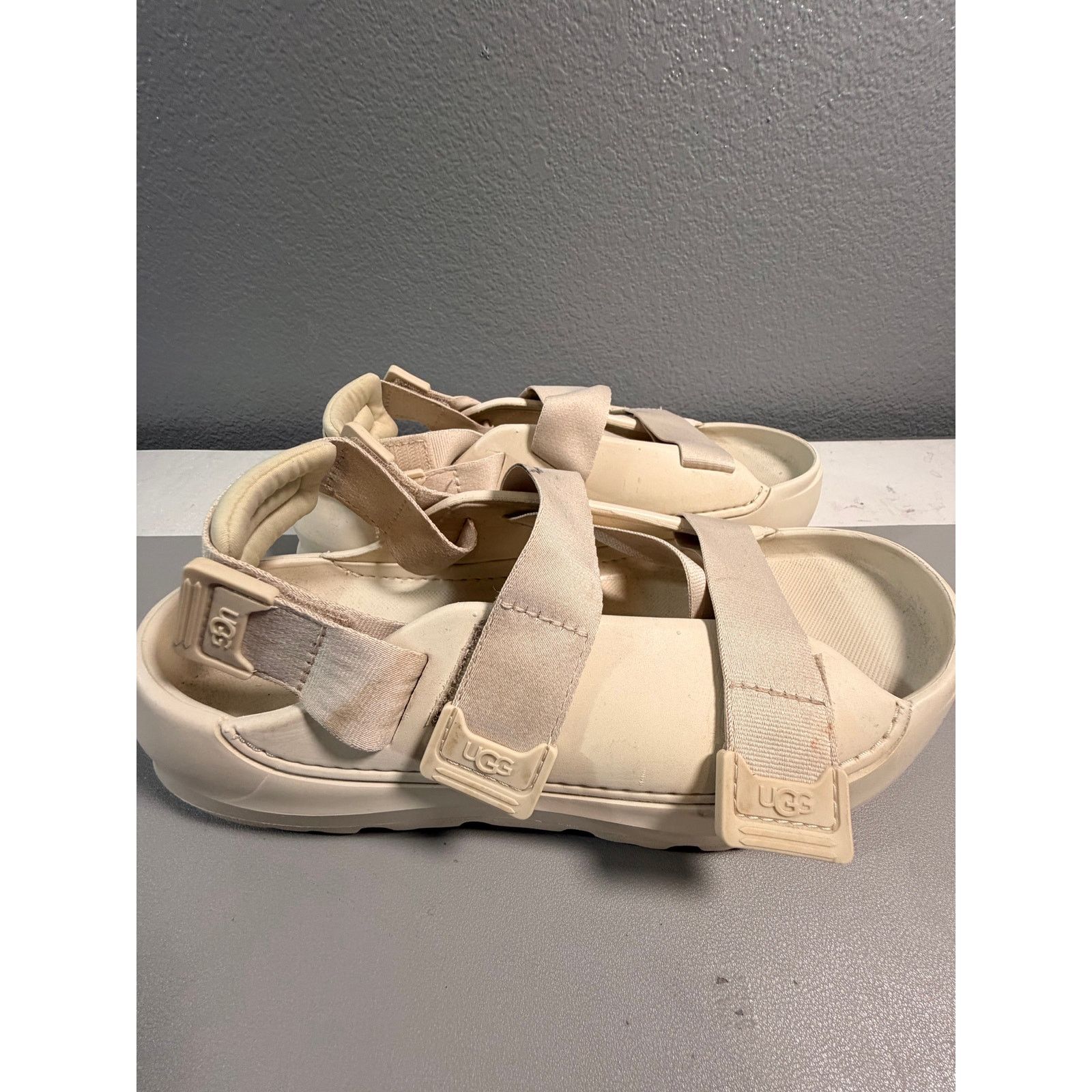 Ugg UGG MENS STRATUS SANDALS SEA SALT STRAP SLIDES SIZE 9 Size US 9 / EU 42 - 2 Thumbnail