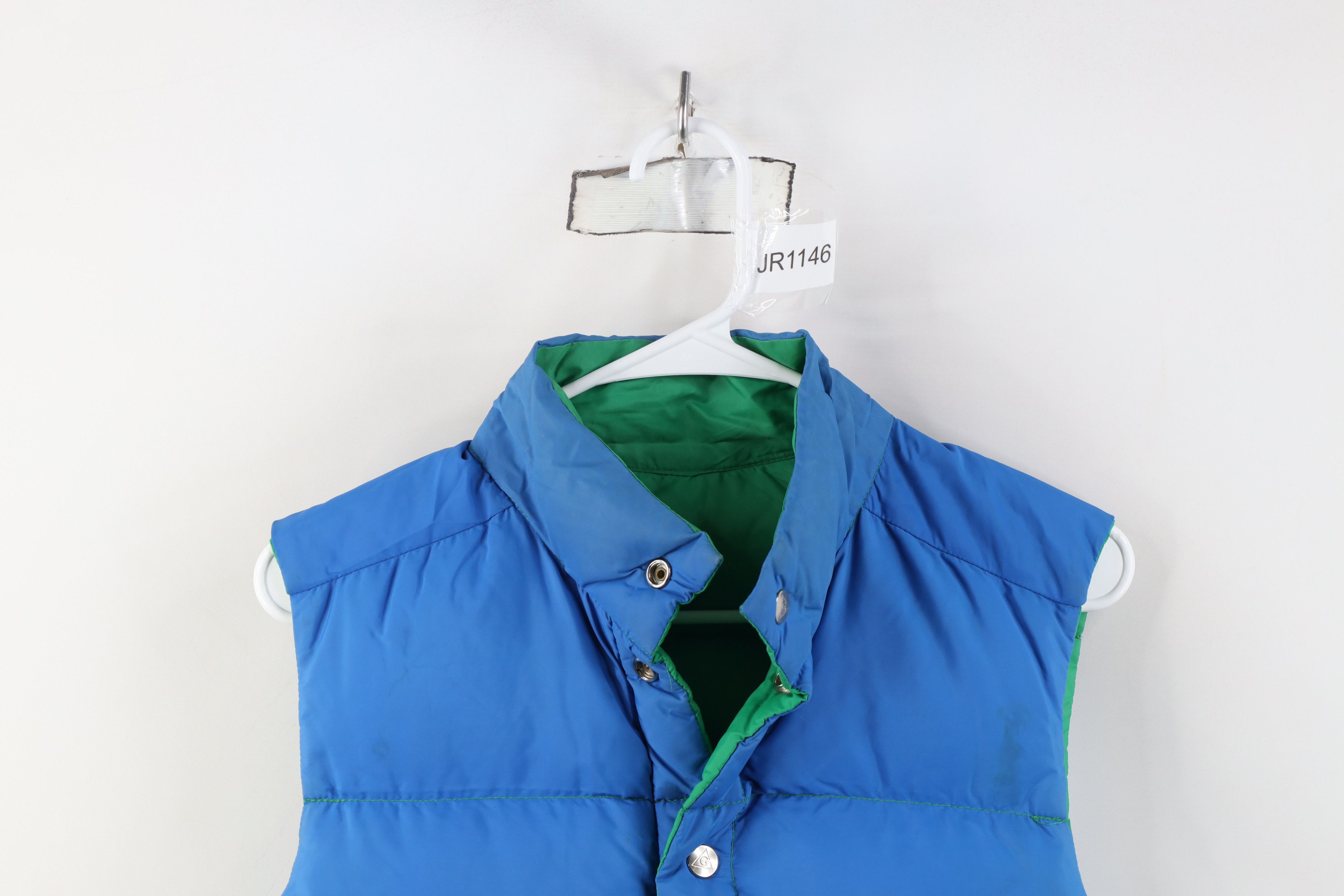 Vintage Vintage 70s Streetwear Reversible Duck Puffer Vest Jacket Size US XS / EU 42 / 0 - 16 Thumbnail