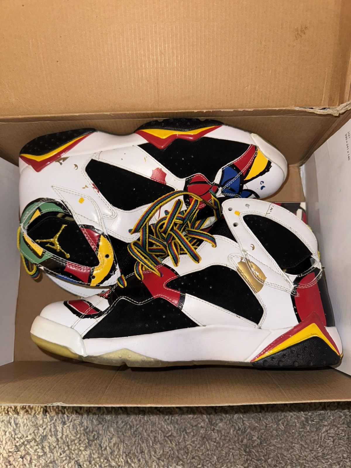 Jordan Brand Air Jordan Retro 7 OC Miro Size 10 Size US 9.5 / EU 42-43 - 2 Thumbnail