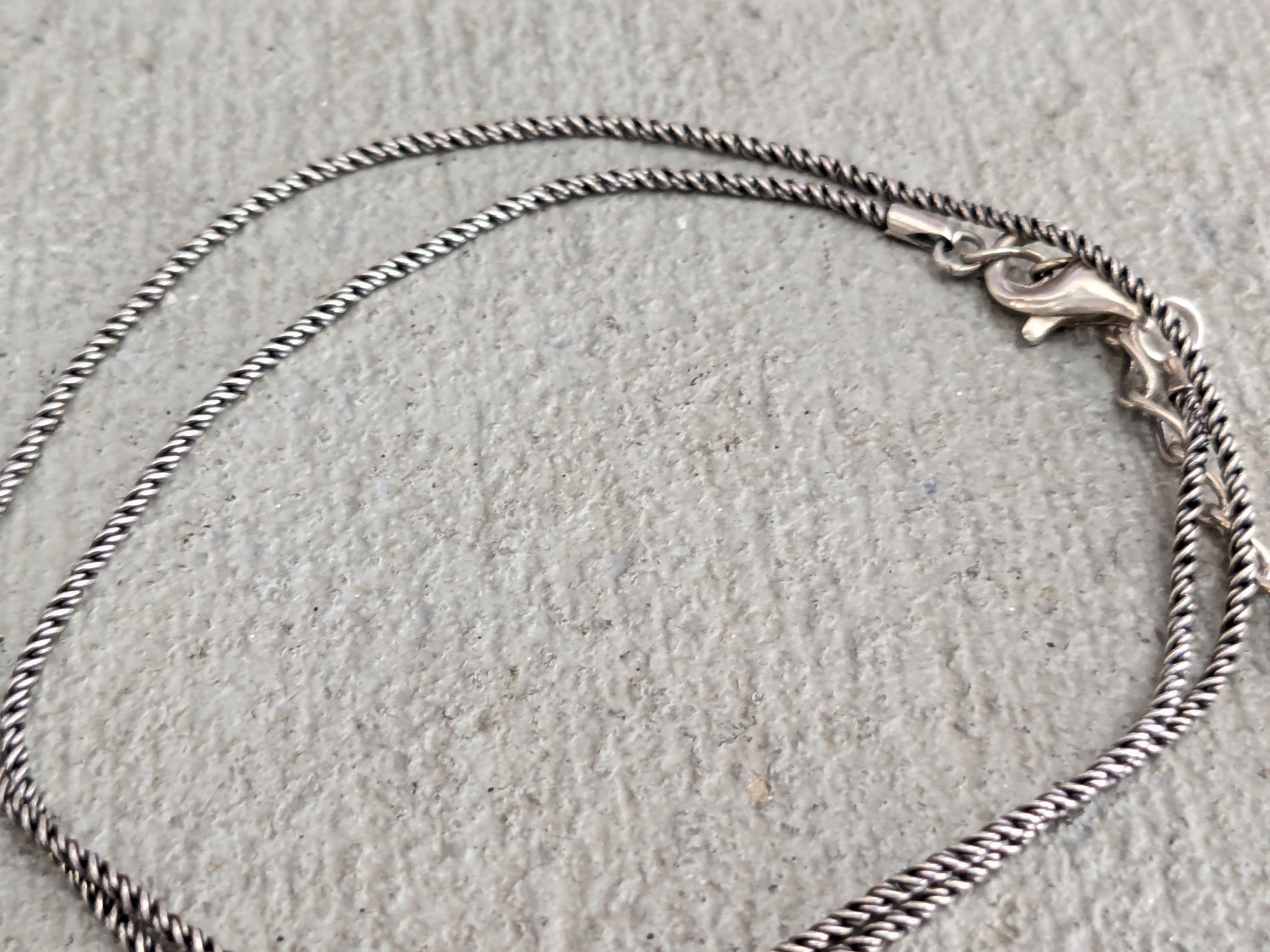 Jewelry Silpada Sterling Silver Necklace Faith Rope Twist 20" Size ONE SIZE - 2 Thumbnail