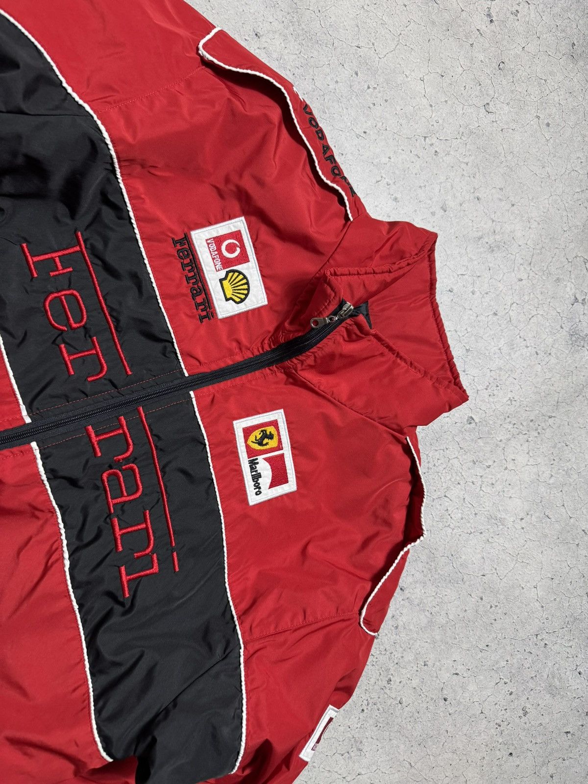 Ferrari Ferrari Vintage Racing Bomber Jacket Red Size US XL / EU 56 / 4 - 4 Thumbnail