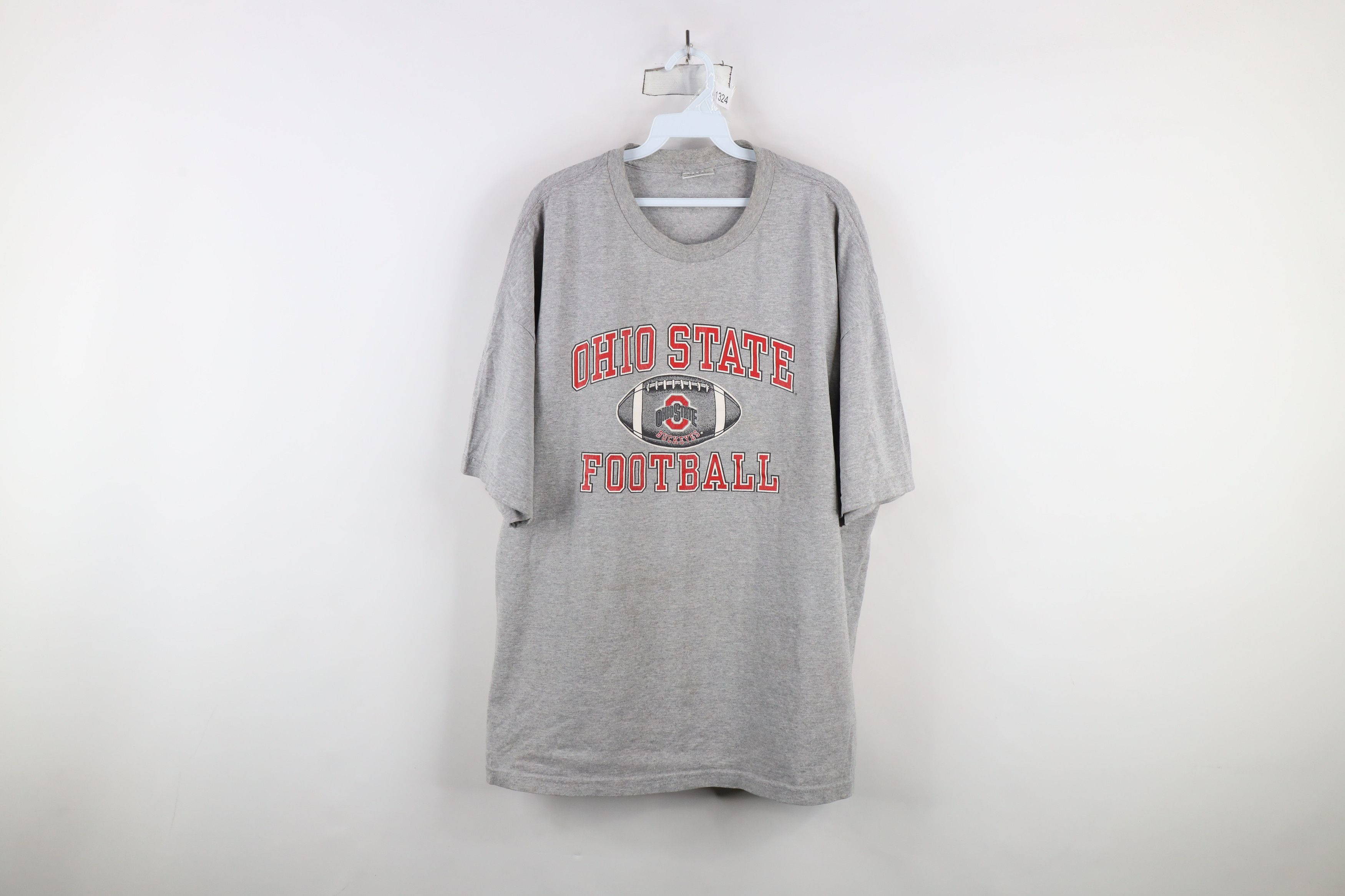 Vintage Vintage 90s Ohio State University Short Sleeve T-Shirt Size US XXL / EU 58 / 5 - 1 Thumbnail