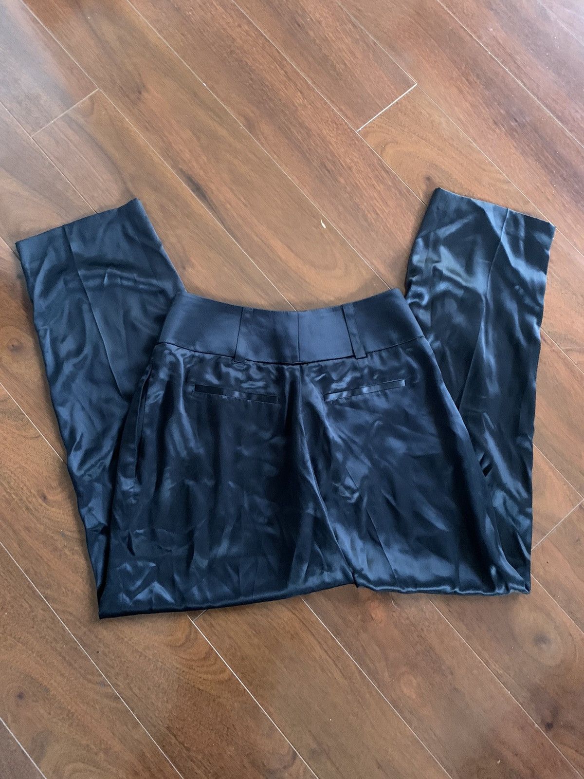 Givenchy Givenchy black silk trousers Size 27" / US 4 / IT 40 - 9 Thumbnail