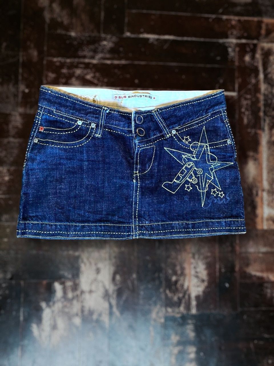 Other y2K denim archival Japan seditionaries mini skirt Size 30" / US 8 / IT 44 - 1 Thumbnail
