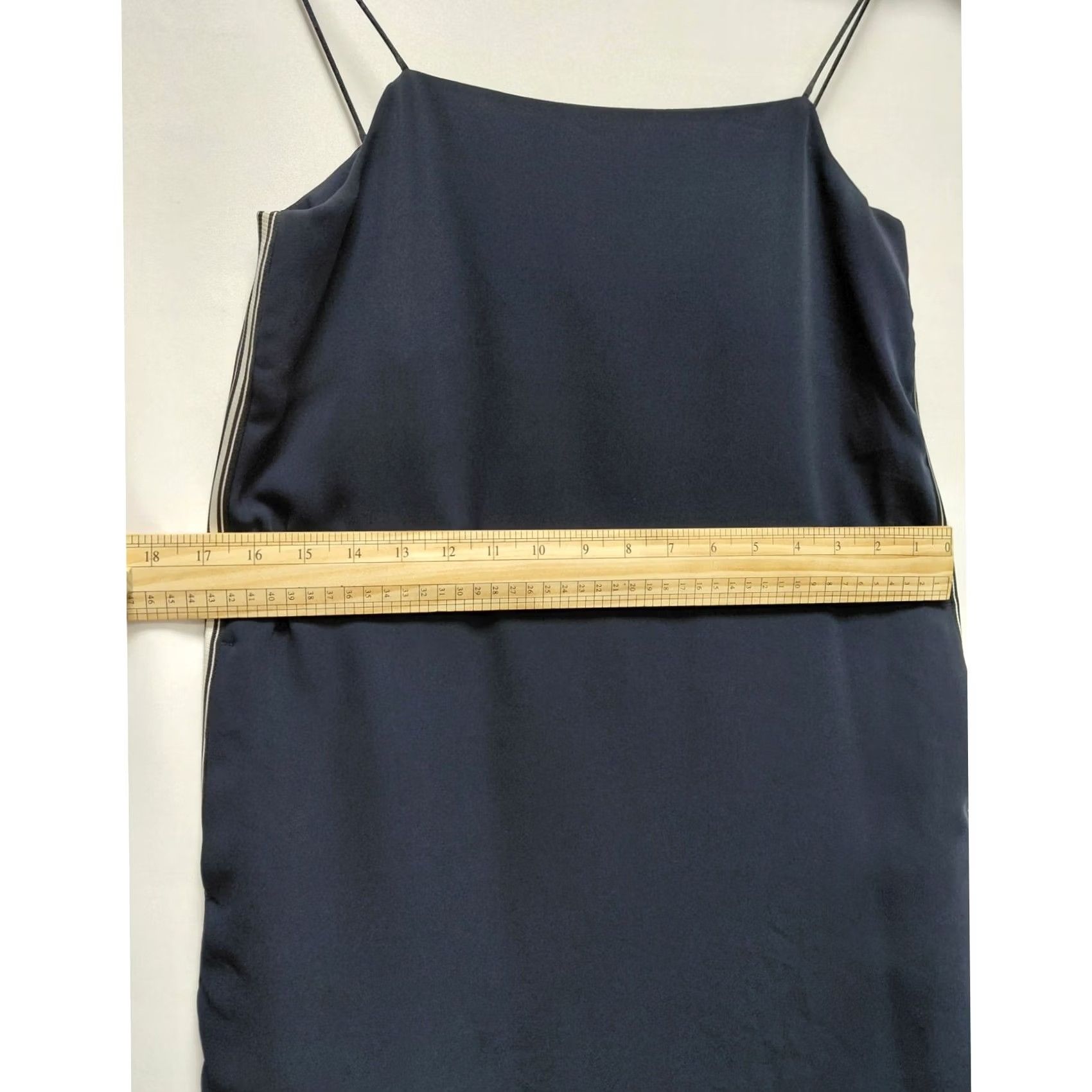 Wood Wood WOOD WOOD Navy Blue Dress Size 34 Spaghetti Strap Solid Sleeveless Women Size XXS / US 00 / IT 34 - 7 Thumbnail