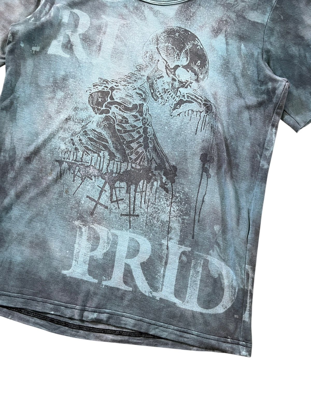 Japanese Brand h.Anarchy by h.Naoto Acid Blue Tshirt Size US XS / EU 42 / 0 - 3 Thumbnail