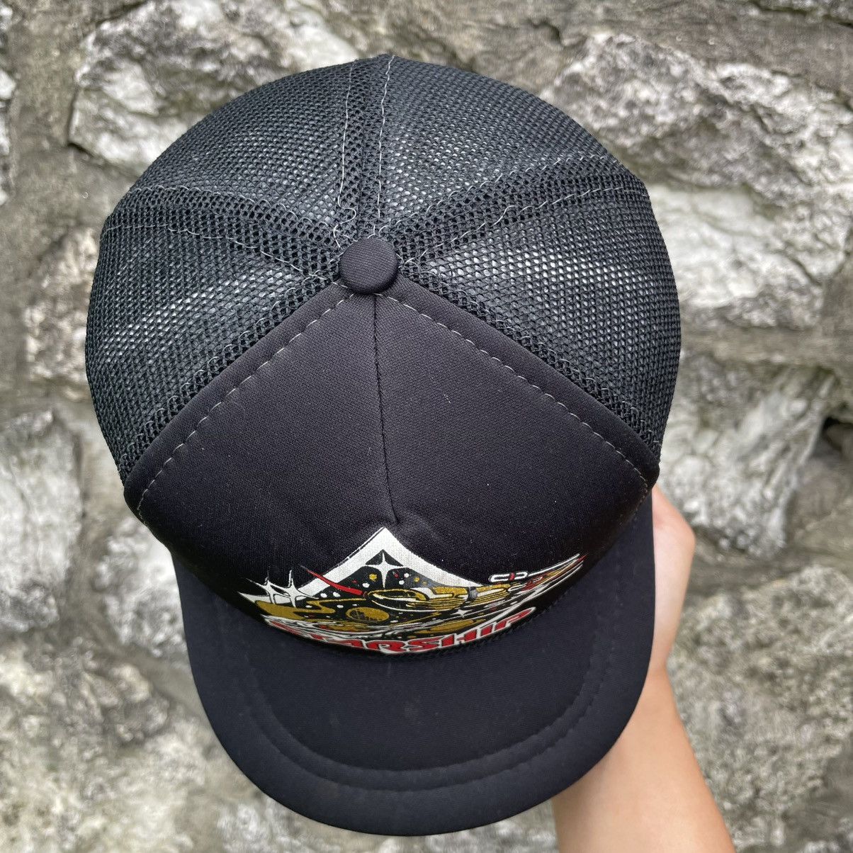 Other Vintage Starship Just4Kids Trucker Hat Snapback Black Size ONE SIZE - 7 Thumbnail