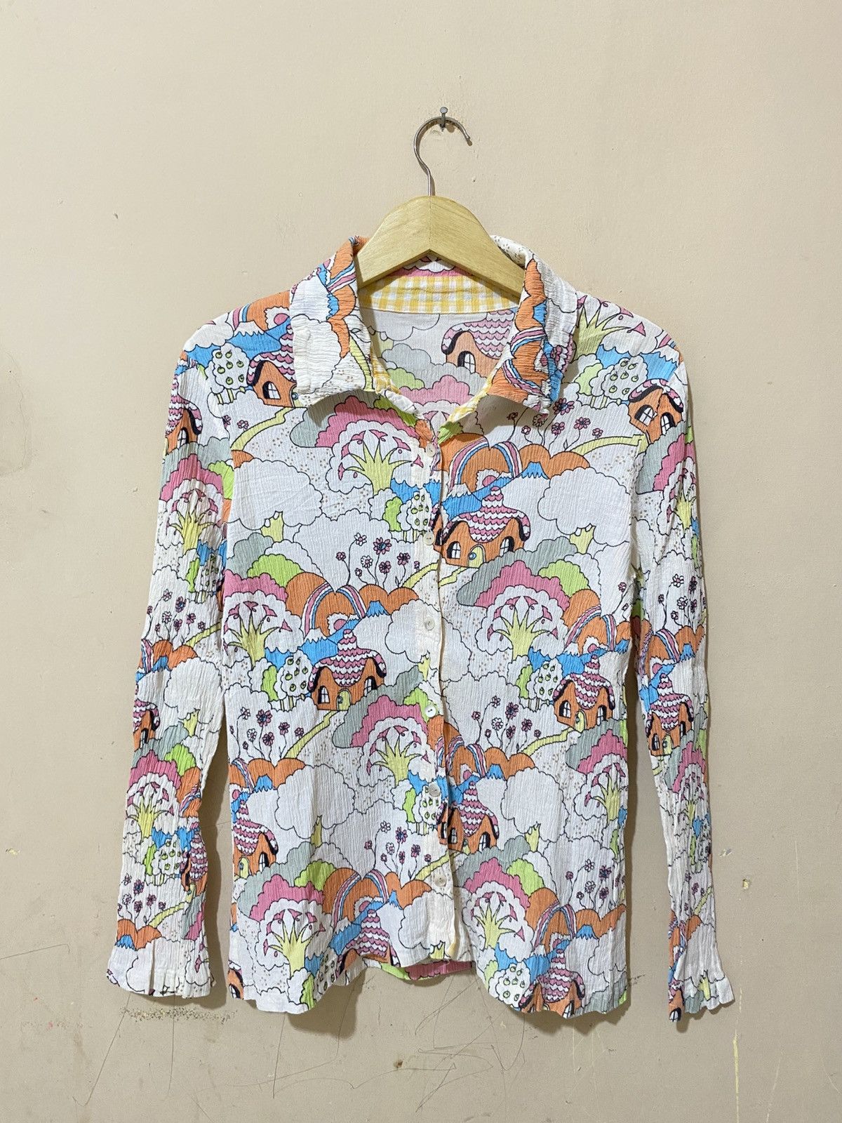 Pleats Please Issey Miyake Tsumori Chisato Printed All Over Print Pleated Size S / US 4 / IT 40 - 1 Thumbnail