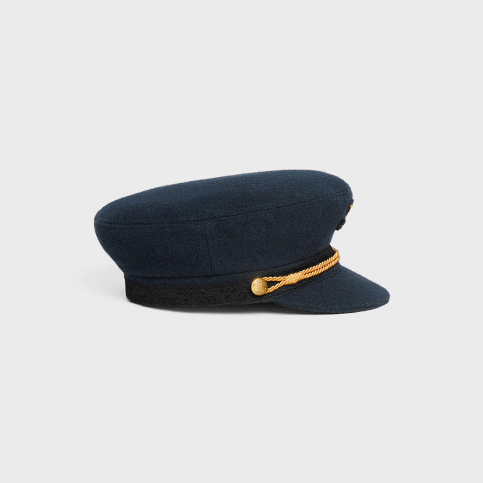Celine Celine triomphe sailor cap in wool cloth Size ONE SIZE - 3 Thumbnail