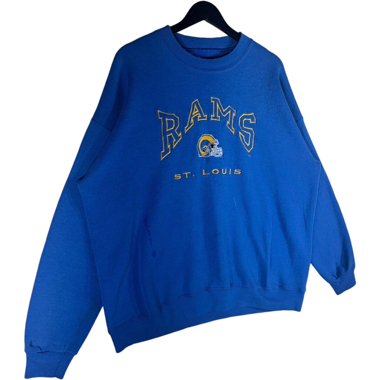 Lee Vintage NFL St. Louis Rams Embroidered Crewneck Size US XXL / EU 58 / 5 - 4 Thumbnail