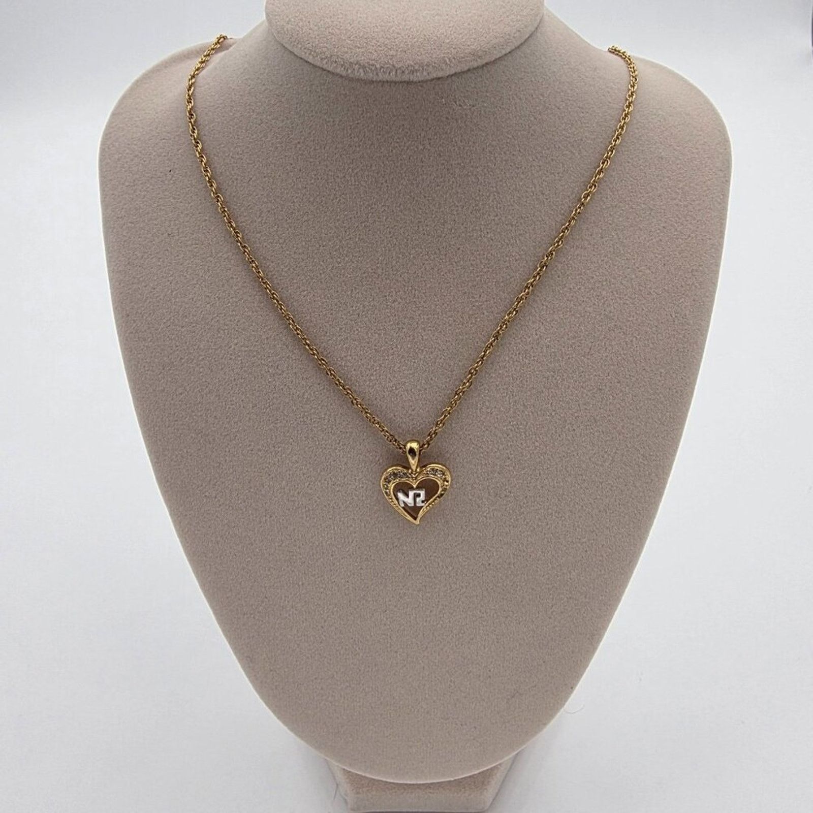 Nina Ricci Nina Ricci Heart Shaped Necklace Size ONE SIZE - 1 Thumbnail