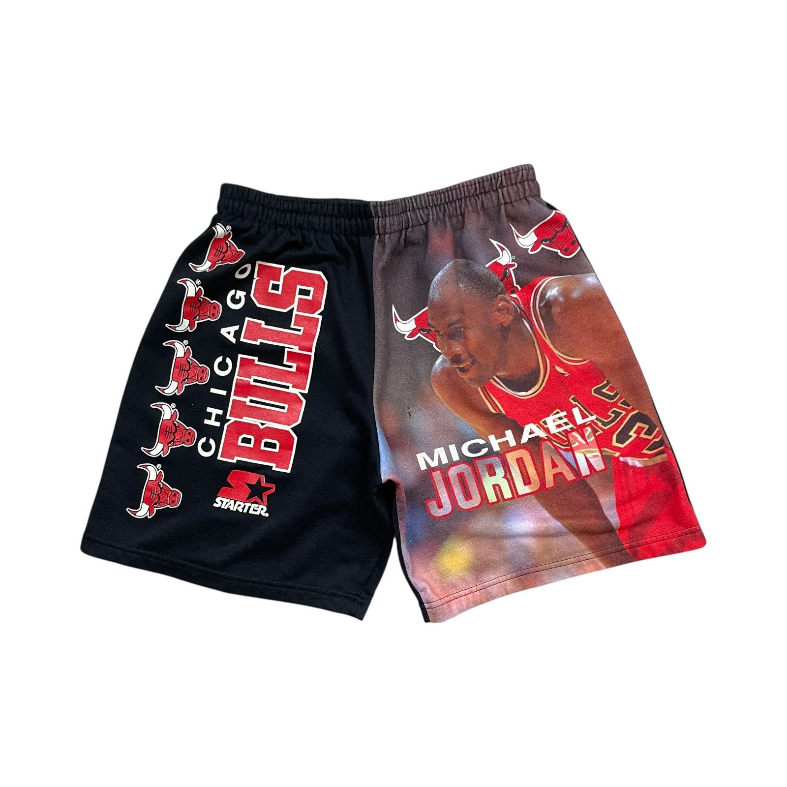 RARE 90s CHICAGO BULLS MICHAEL JORDAN SWEAT SHORTS STARTER