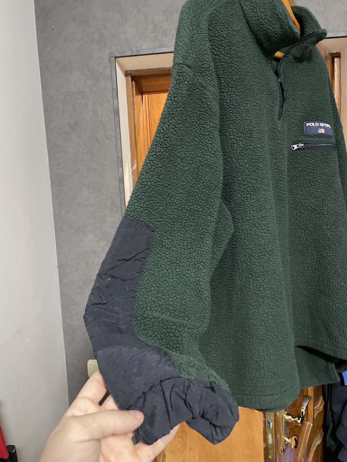 Polo Ralph Lauren Rare 💥Polo Sport Pile Nylon Fleece 1/4 Zip Y2K Size US XXL / EU 58 / 5 - 3 Thumbnail