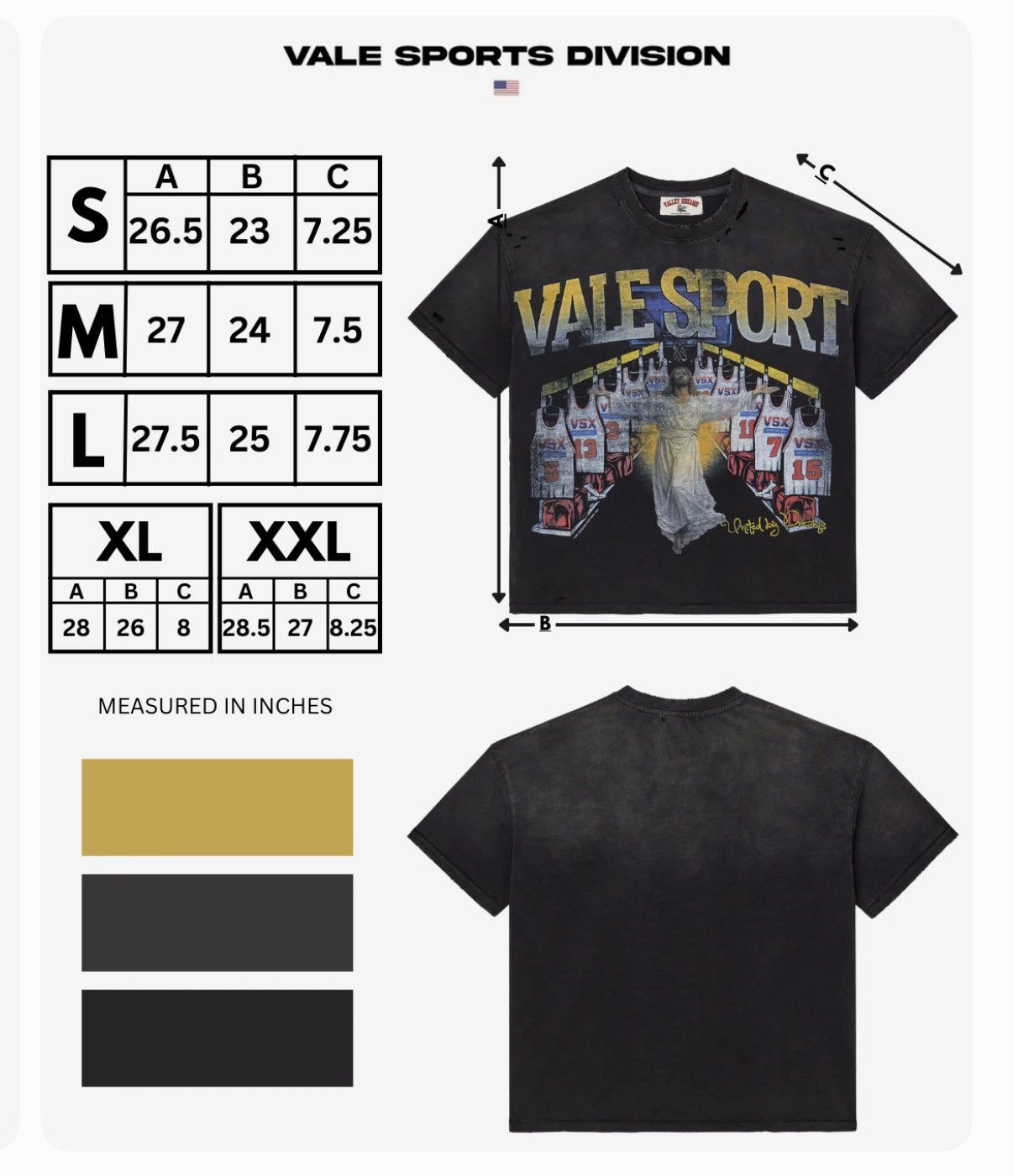 Vale Vale HOF Tee Size US S / EU 44-46 / 1 - 4 Thumbnail