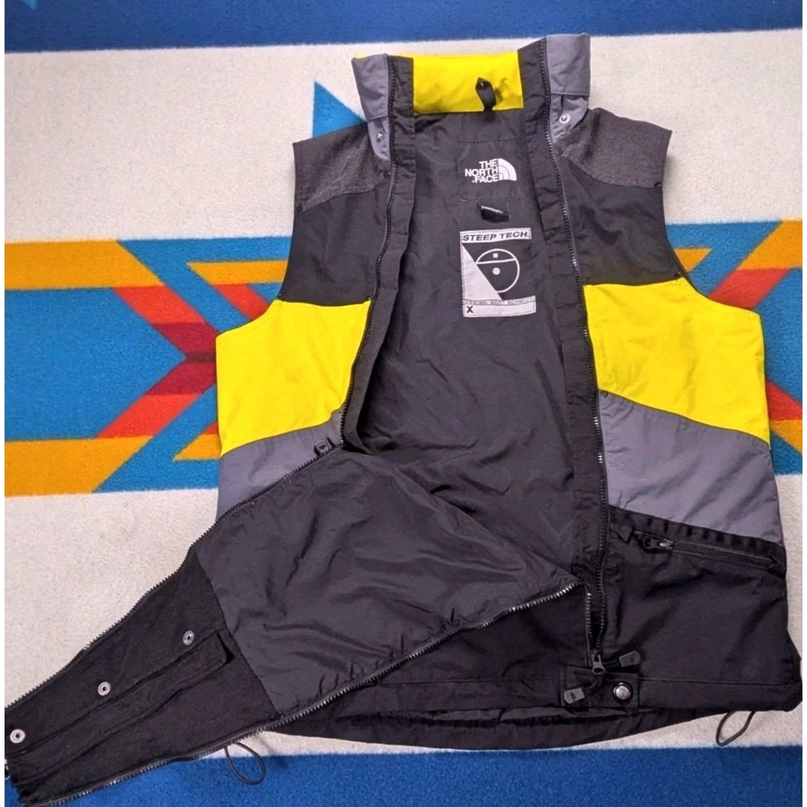 The North Face The North Face Steep Tech Scott Schmidt Vest Hooded Utility Apogee Medium Yellow Mens Size US M / EU 48-50 / 2 - 5 Thumbnail