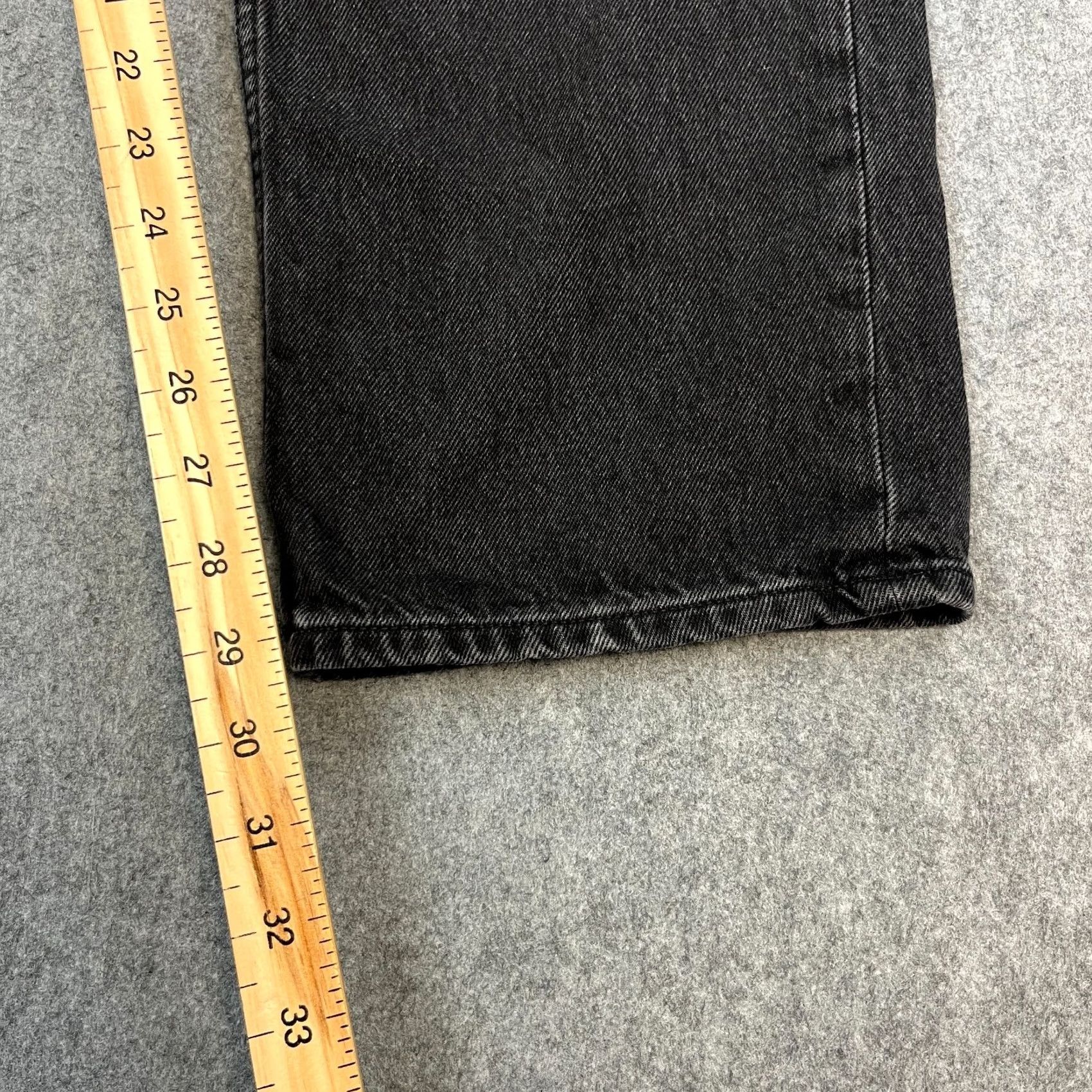 Hugo Boss HUGO BOSS Jeans Straight 32 32 Dark Grey Cotton Denim Relaxed Men Regular Size 32 Jeans Size US 32 / EU 48 - 4 Thumbnail