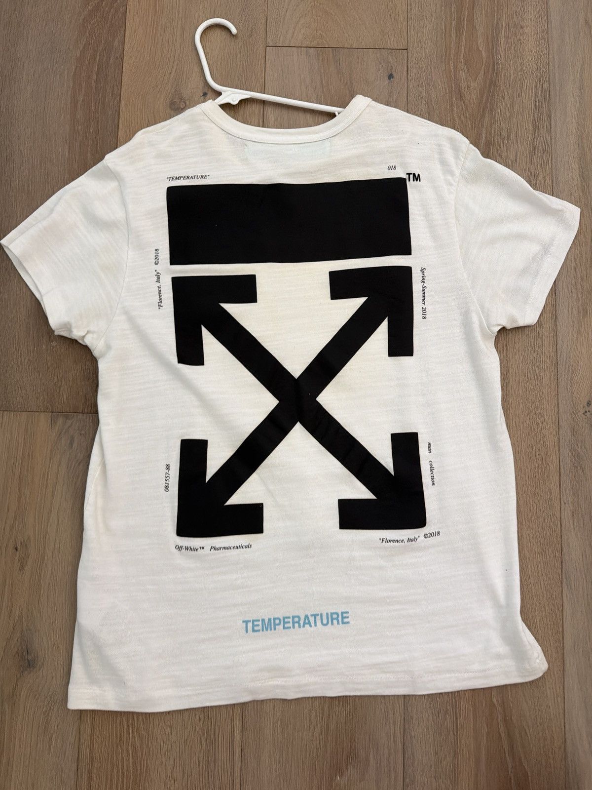Off-White Offwhite white Mona, Lisa T-shirt, size medium Size US M / EU 48-50 / 2 - 5 Thumbnail