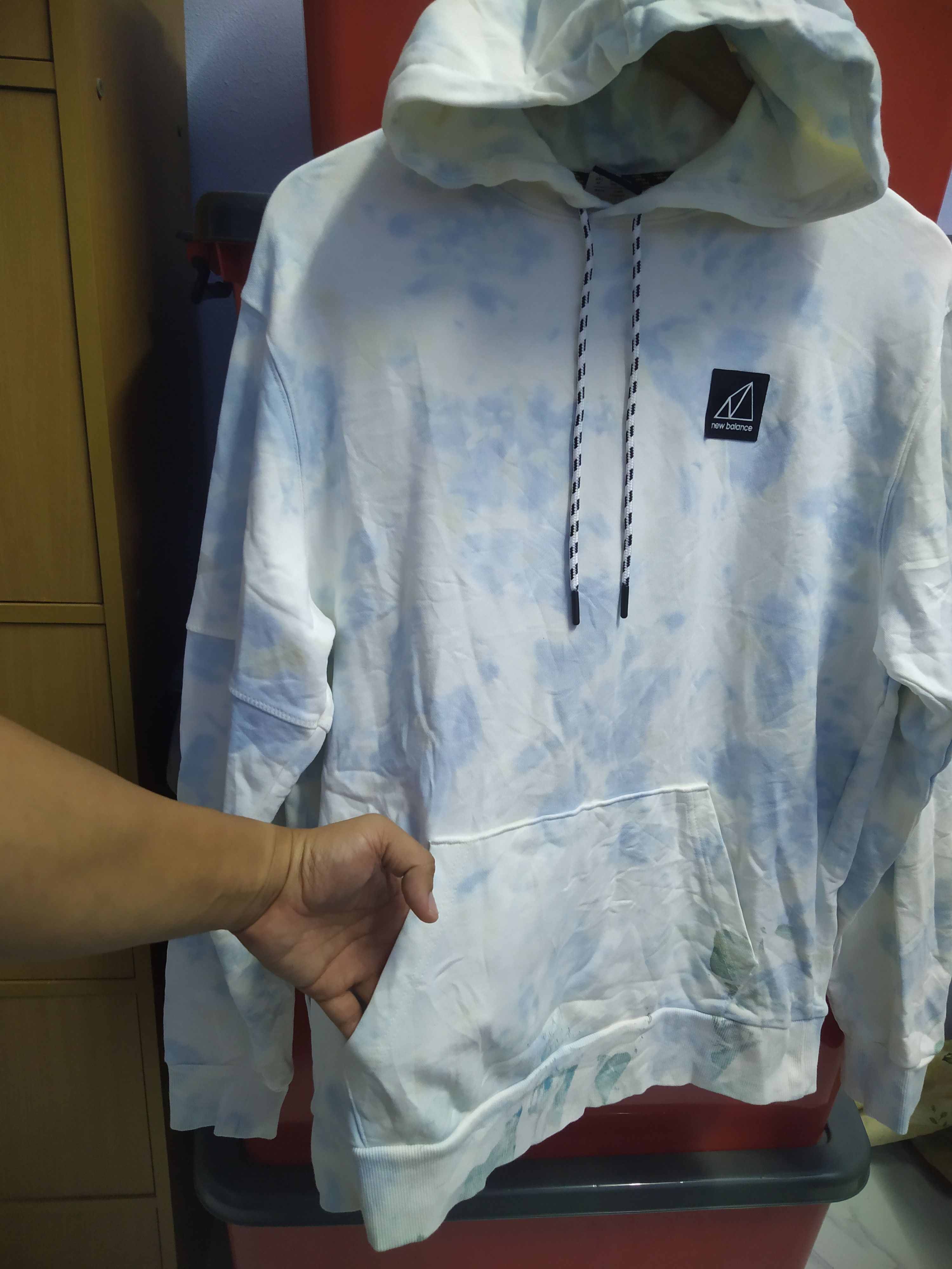 New Balance New Balance Tie Dye Cloud Wash Pullover Hoodie Size US M / EU 48-50 / 2 - 4 Thumbnail