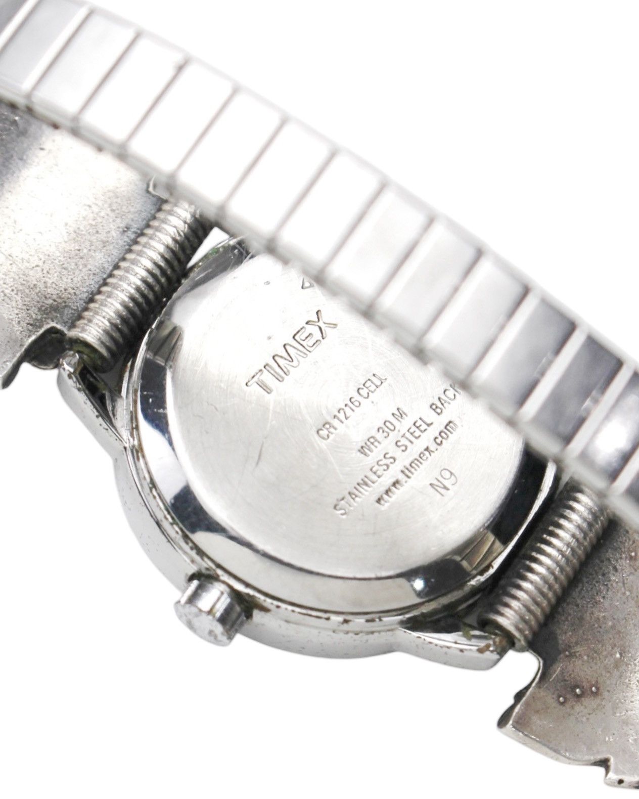 Vintage 2000S TIMEX SILVER FLORAL TURQUOISE WATCH Size ONE SIZE - 7 Thumbnail