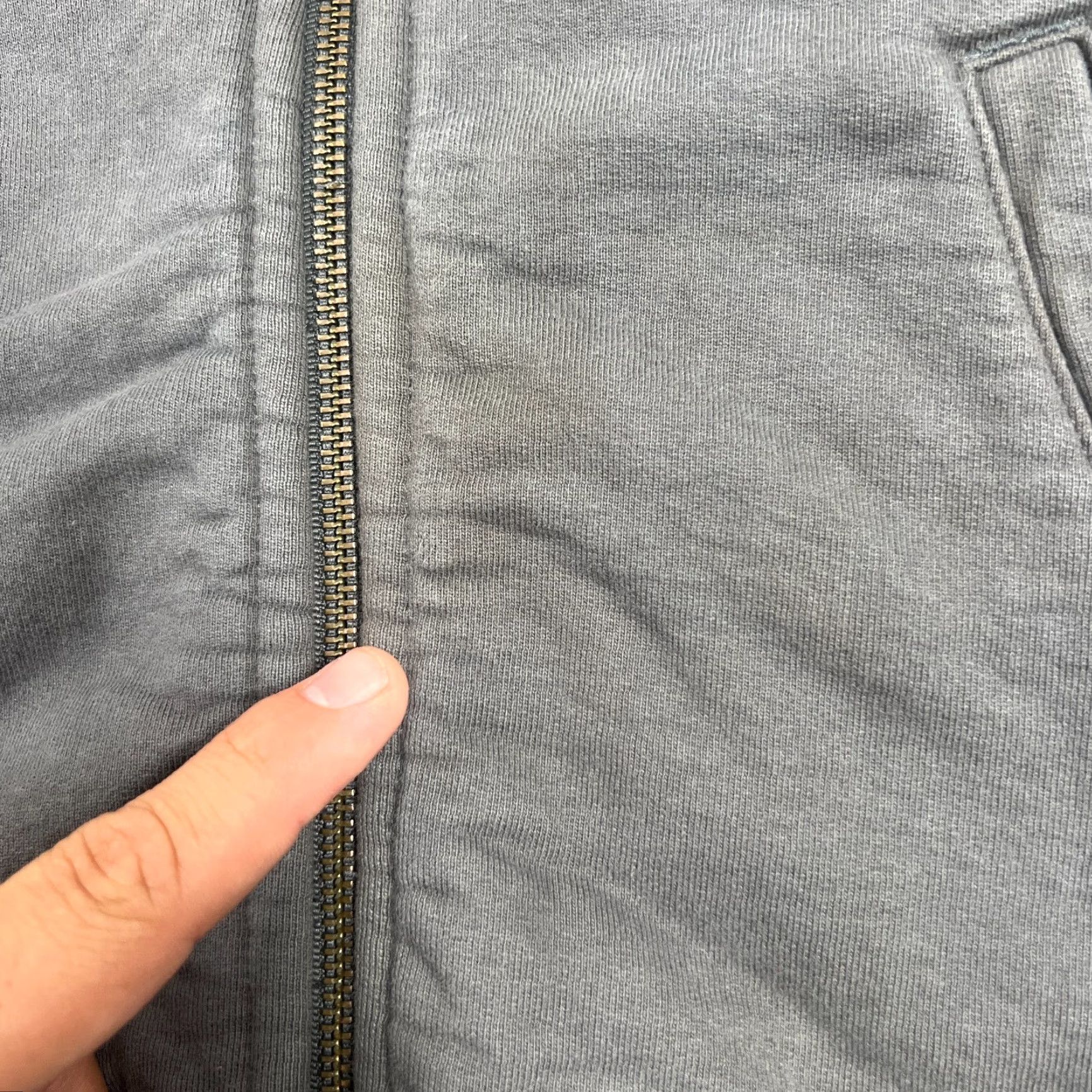 Vintage VINTAGE American Giant Hoodie Full Zip Womens Medium Black Cotton Sweatshirt Activewear Size M / US 6-8 / IT 42-44 - 3 Thumbnail