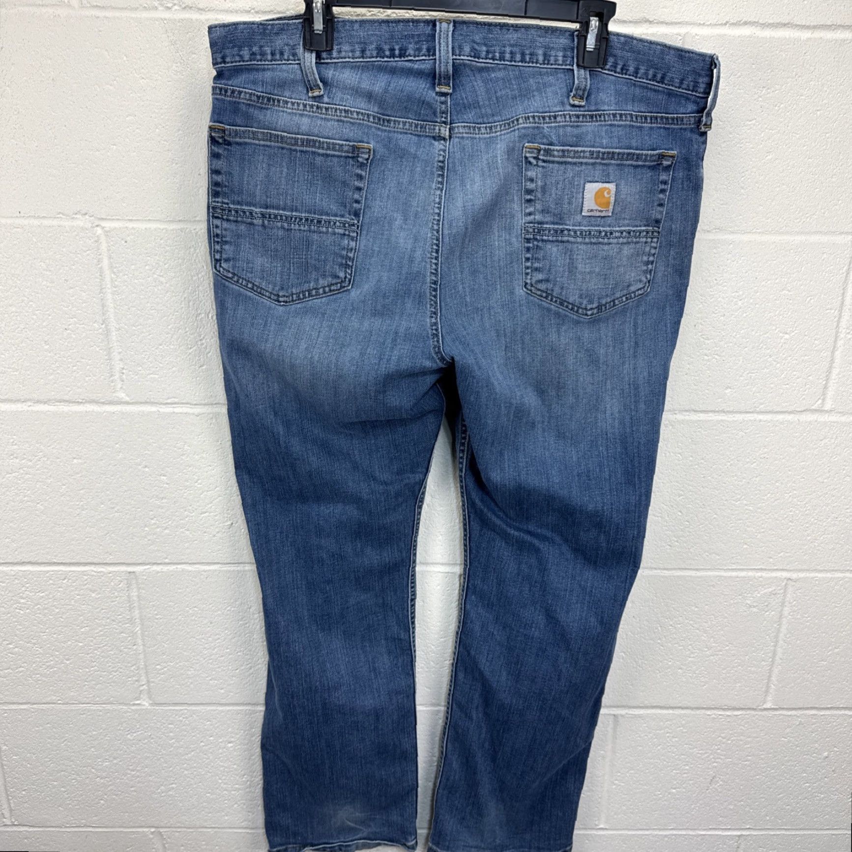 Carhartt Carhartt Jeans Men's 38x30 Blue Denim Relaxed Fit Stretch Workwear 102804-964 Size US 38 / EU 54 - 7 Thumbnail