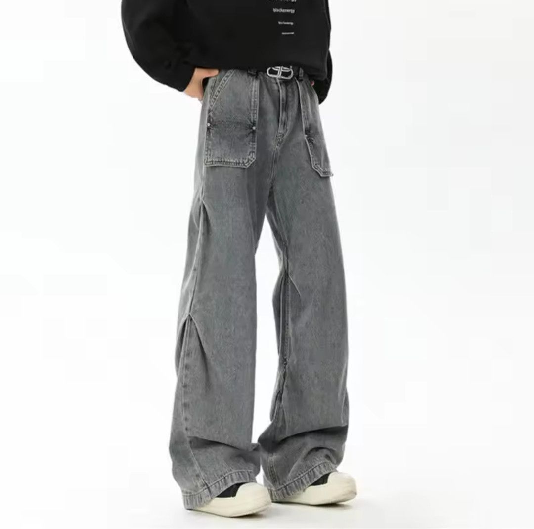 Japanese Brand × Jean High Street Workwear Loose Fold Design Size US 34 / EU 50 - 5 Thumbnail