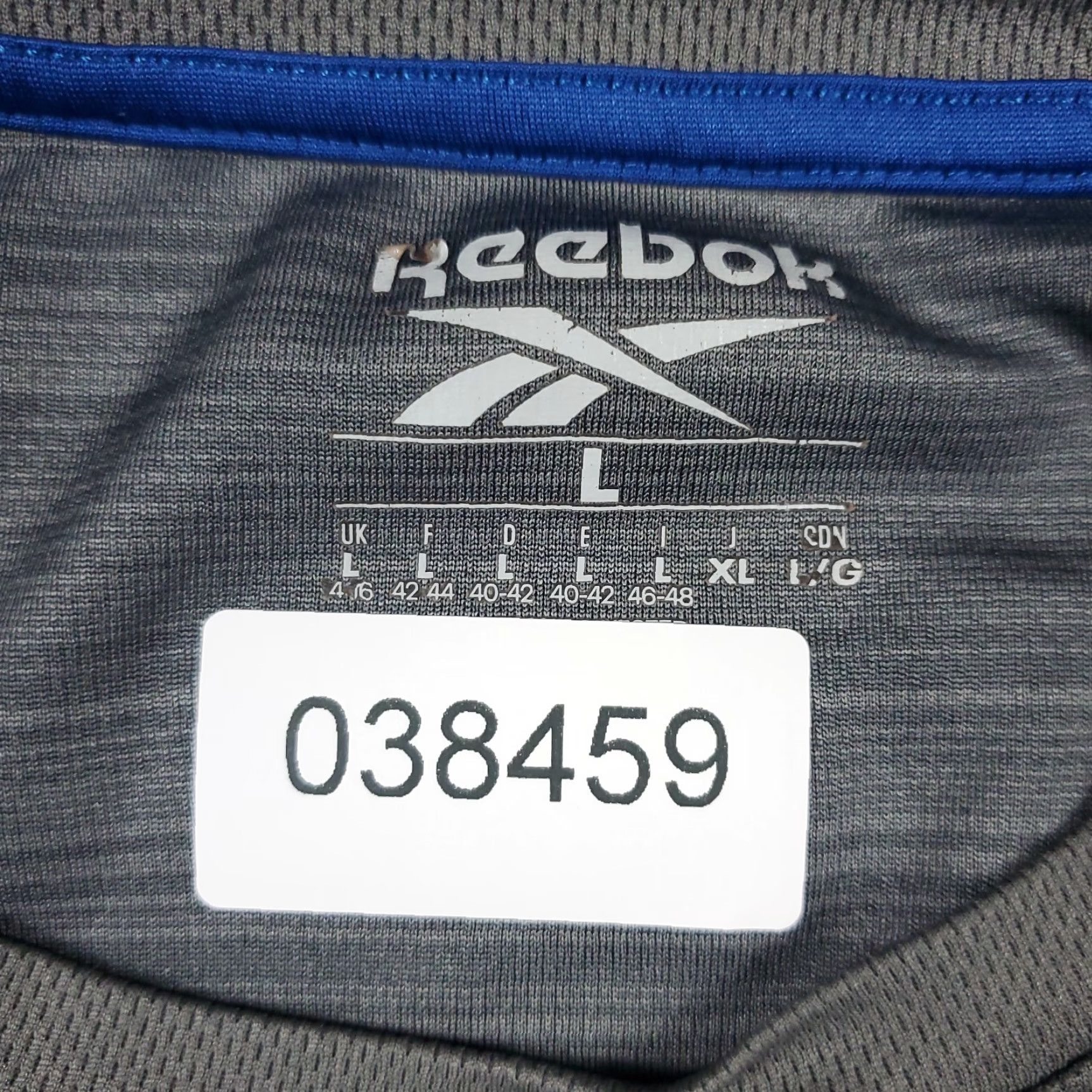 Reebok Reebok T Shirt Mens Size Large Gray Active Gym Work Out Pullover Short Sleeve Size US L / EU 52-54 / 3 - 8 Thumbnail