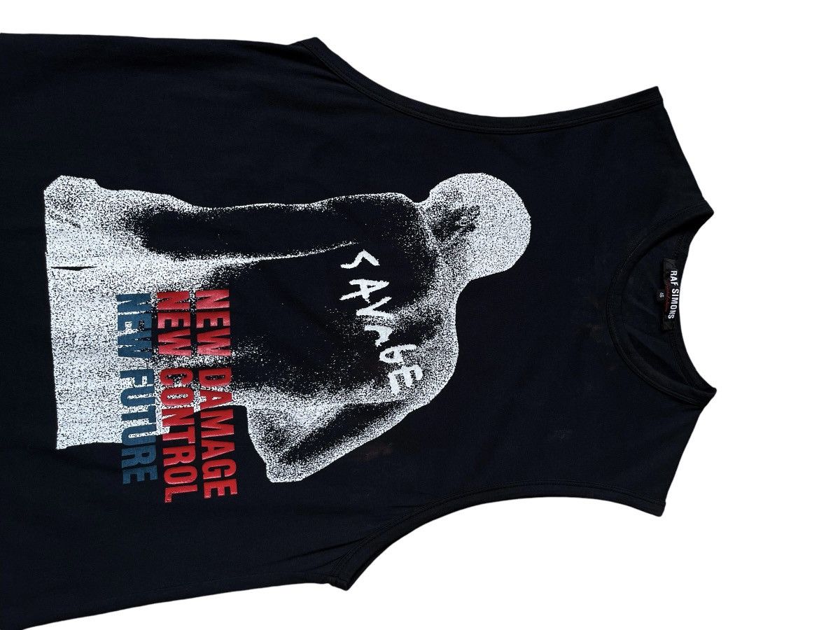 2003 Raf Simons Limited Edition ´Savage´ Tank Top - Tops