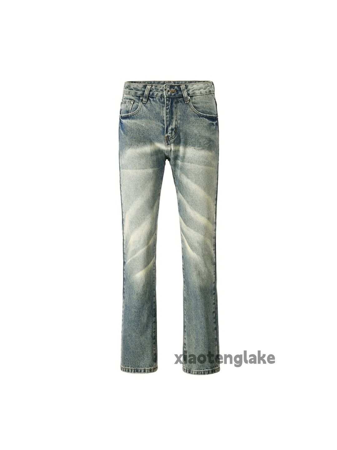 Jean × Vintage washed faded cleanfit skate hiphop flared jeans Size US 30 / EU 46 - 6 Thumbnail