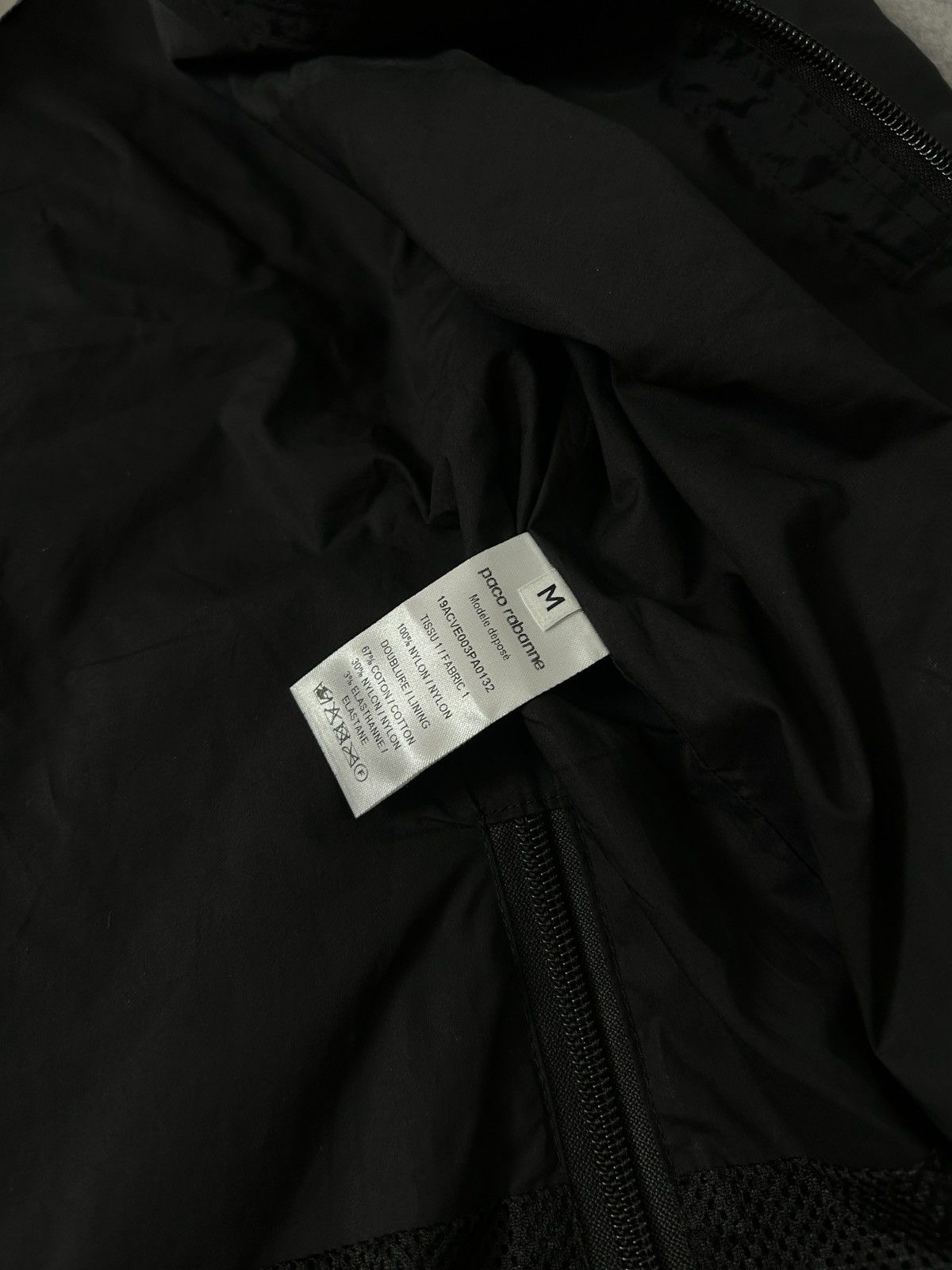 Paco Rabanne Paco Rabanne Nylons wind breaker black women’s size M Size M / US 6-8 / IT 42-44 - 6 Thumbnail