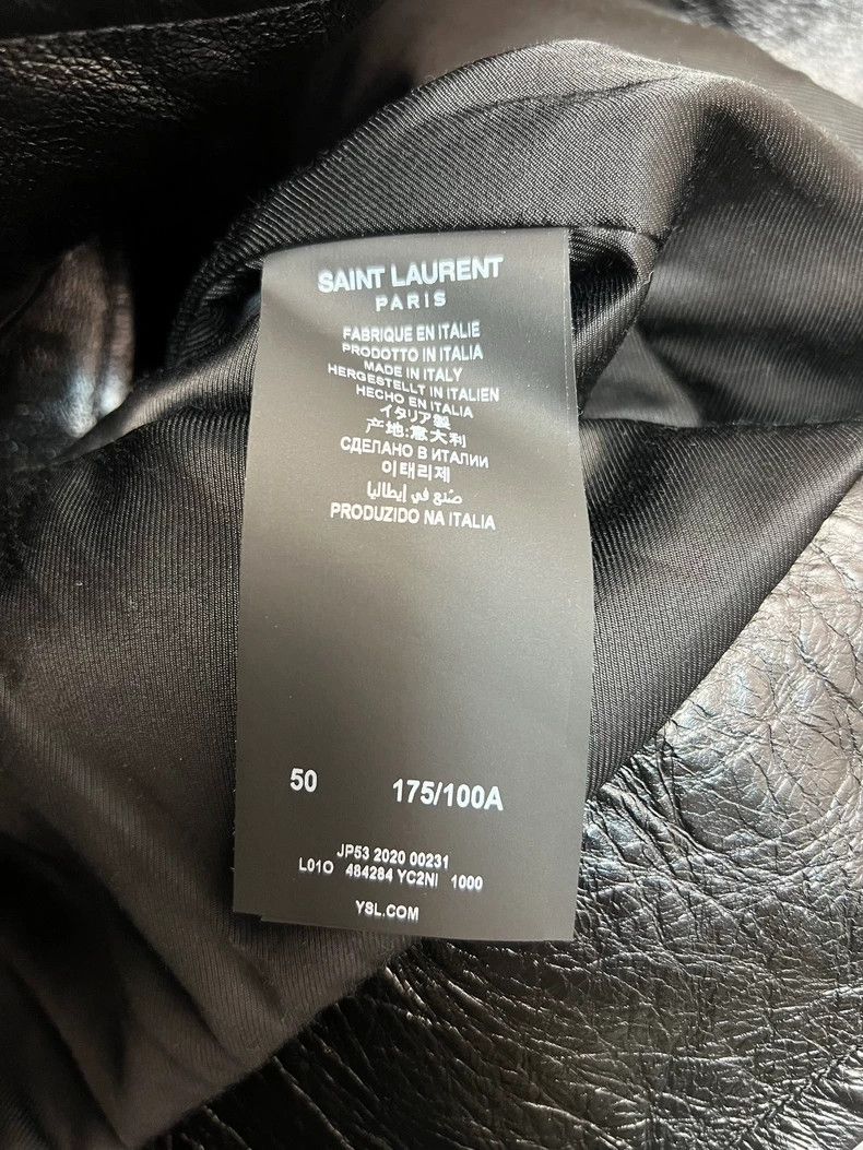 Yves Saint Laurent Saint Laruent20 Autumn and Winter Oil Wax Cowhide L01 Motor Size US M / EU 48-50 / 2 - 5 Thumbnail