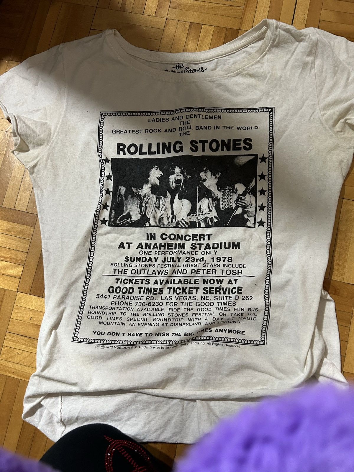 Band Tees × The Rolling Stones × Vintage Vintage ROLLING STONES BAND TEE Size S / US 4 / IT 40 - 1 Thumbnail