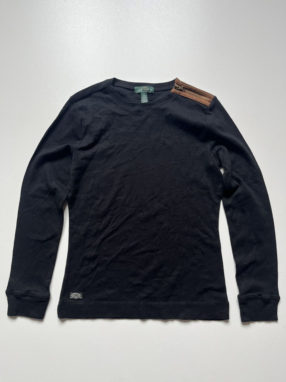 Polo Ralph Lauren Vintage 90s polo Ralph Lauren basic long sleeve with zipper Size S / US 4 / IT 40 - 2 Thumbnail