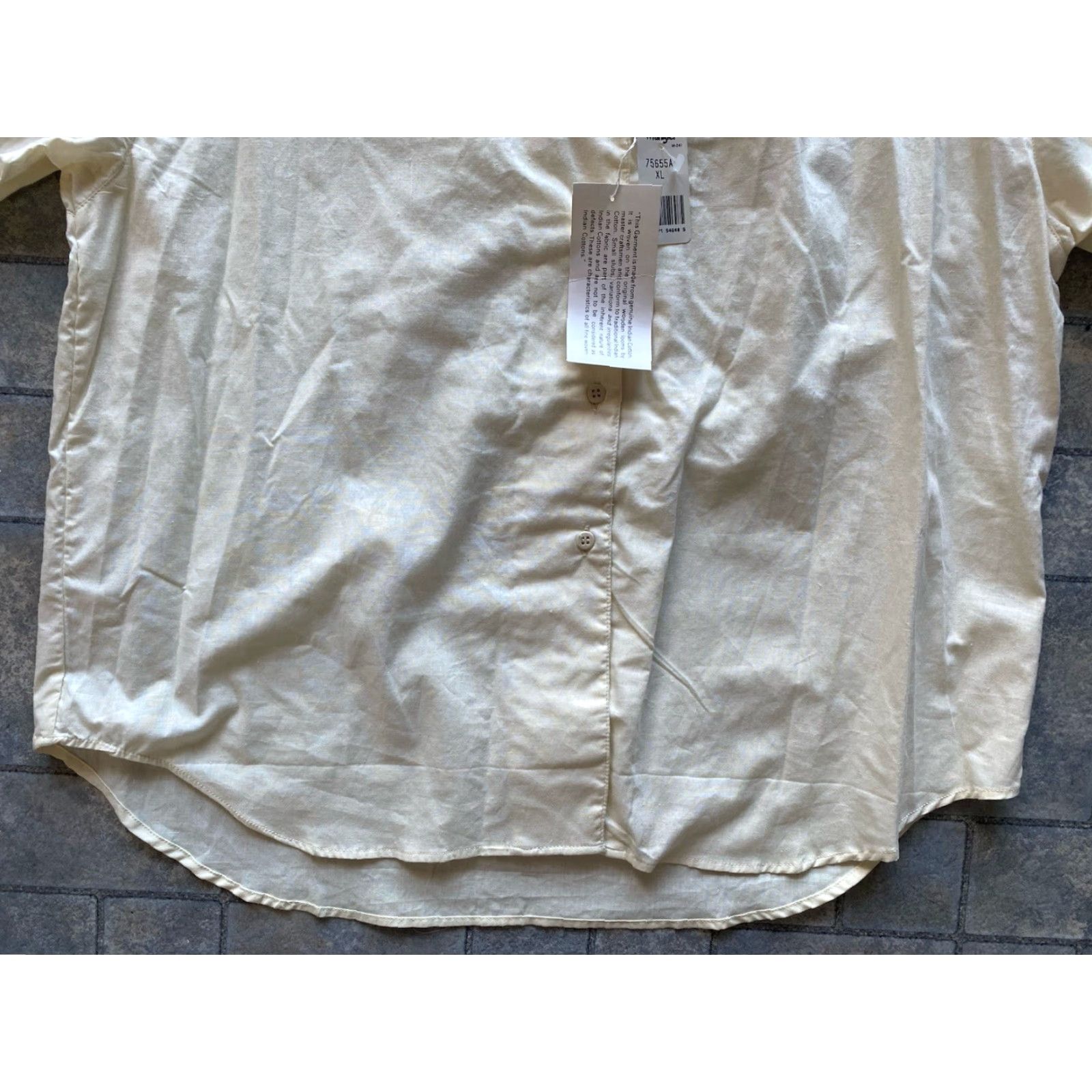 Wrangler Wrangler XL Button Up Woven India Cotton White Embroidery Shoulder Pad Womens Size XL / US 12-14 / IT 48-50 - 3 Thumbnail