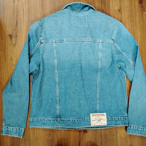 True Religion NWT True Religion Jesse SN Trucker Jean Jacket Denim Size US M / EU 48-50 / 2 - 8 Thumbnail
