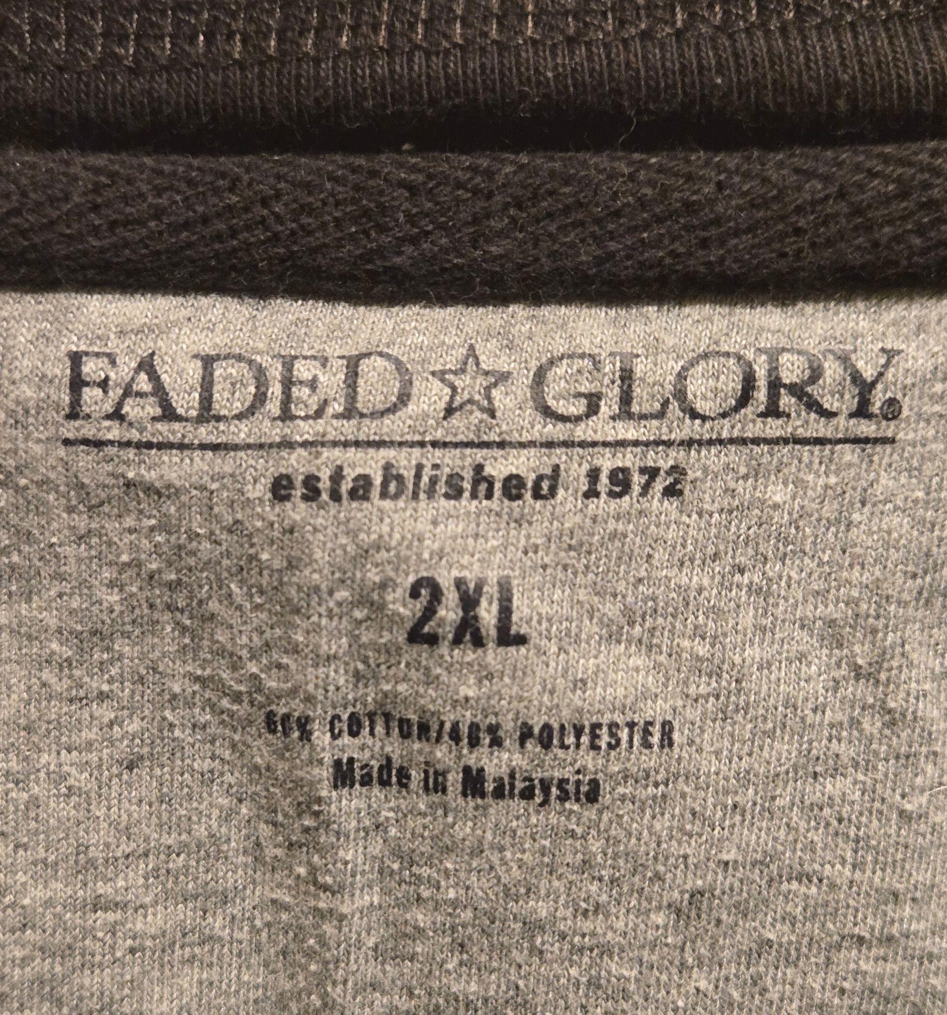 Faded Glory Faded Glory Shirt Mens 2XL Black Long Sleeve Henley Thermal Size US XXL / EU 58 / 5 - 2 Thumbnail