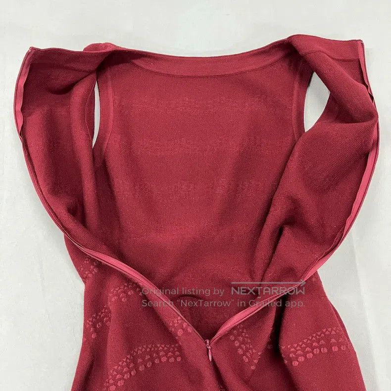 Alaia Alaia Red Dress Size XS / US 0-2 / IT 36-38 - 4 Thumbnail