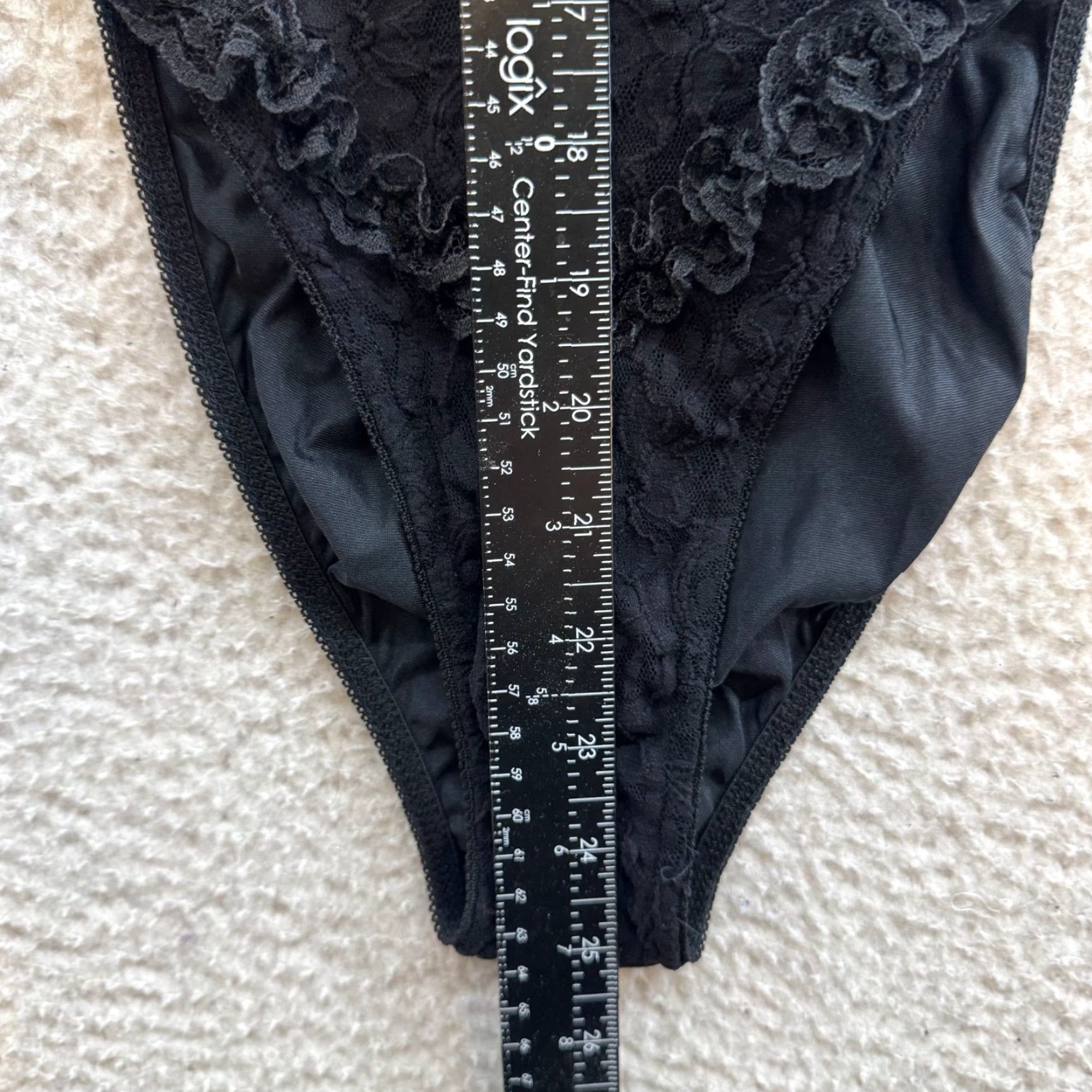 Vintage VINTAGE 90s Y2K Black Lace Bodysuit Slim S Small XS Goth Fairy Victorian Edwardian Slip Look Womens Boys Girls? Size S / US 4 / IT 40 - 7 Thumbnail