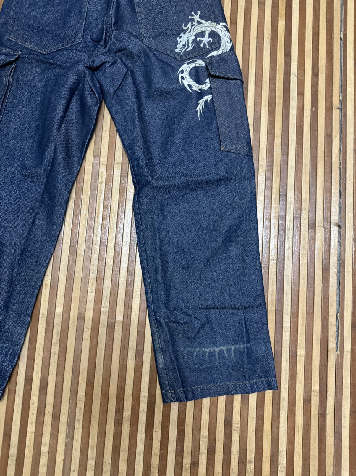 Japanese Brand PJ’S SURF Denim Cargo Pants /Multipocket/Streetwear W32x30.5 Size US 32 / EU 48 - 7 Thumbnail