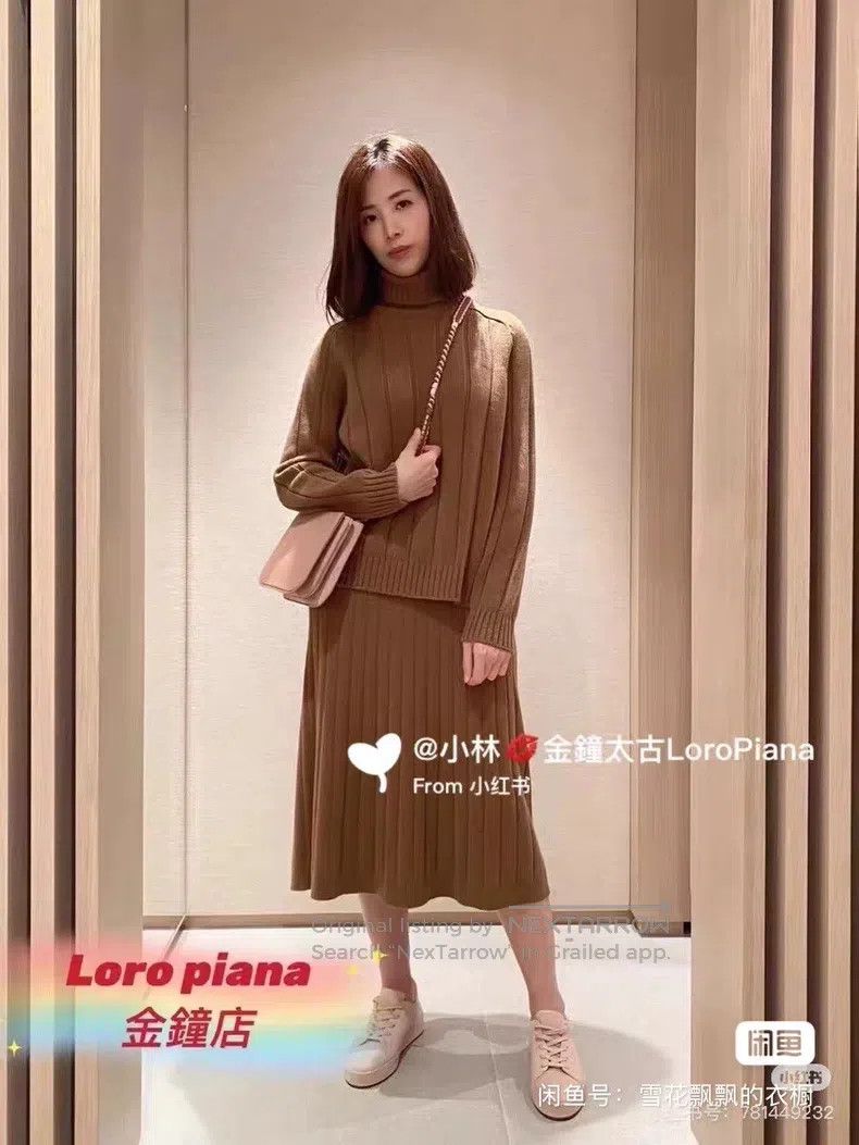 Loro Piana Loro Piana Ribbed Baby Cashmere Sweater and Skirt Set Size S / US 4 / IT 40 - 6 Thumbnail
