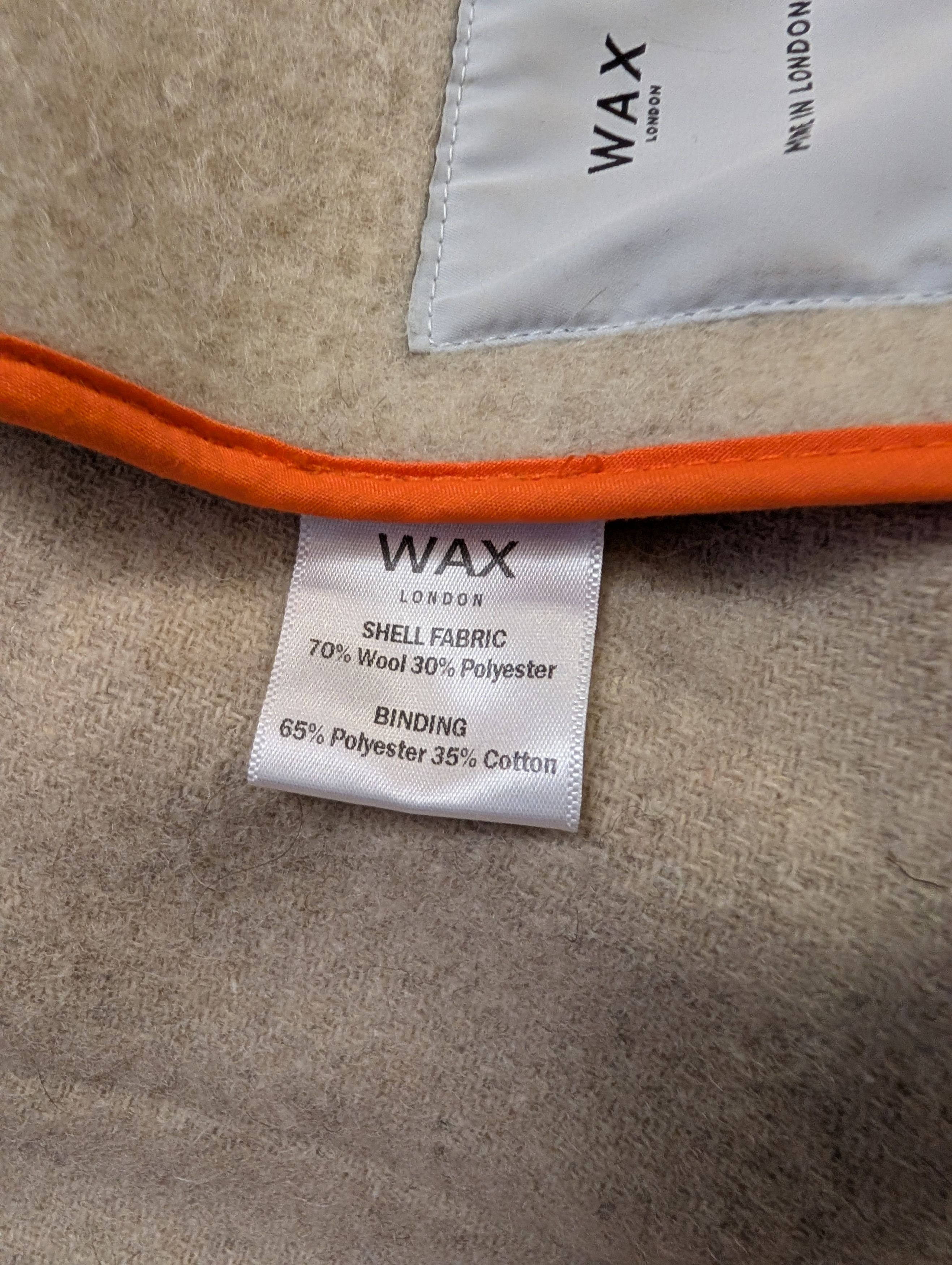Wax London Wax London Men's Cream Wool Jacket Size US S / EU 44-46 / 1 - 4 Thumbnail