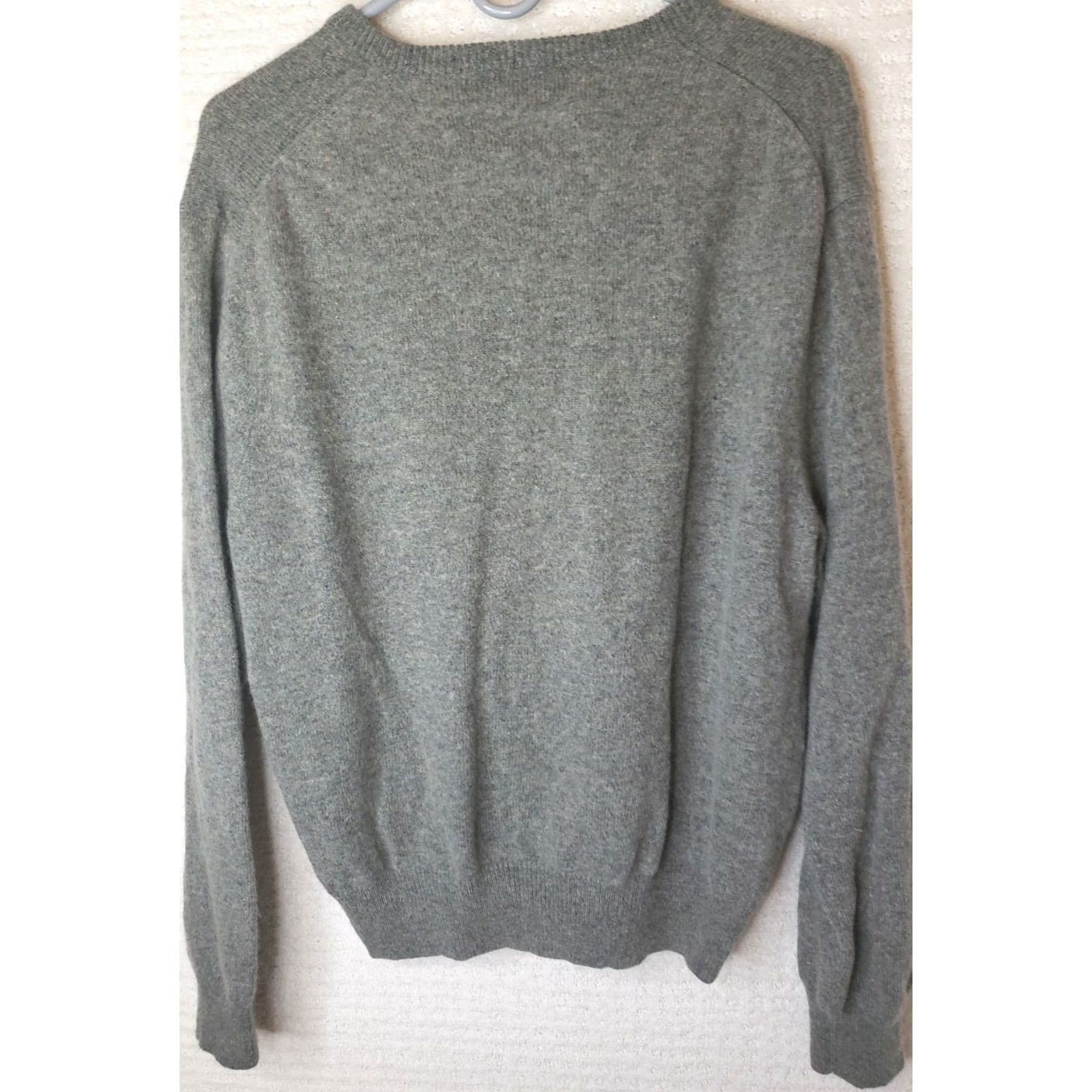 Polo Ralph Lauren Polo Ralph Lauren Sweater Mens XL Gray Wool V Neck Pullover Sweatshirt Size US XL / EU 56 / 4 - 5 Thumbnail