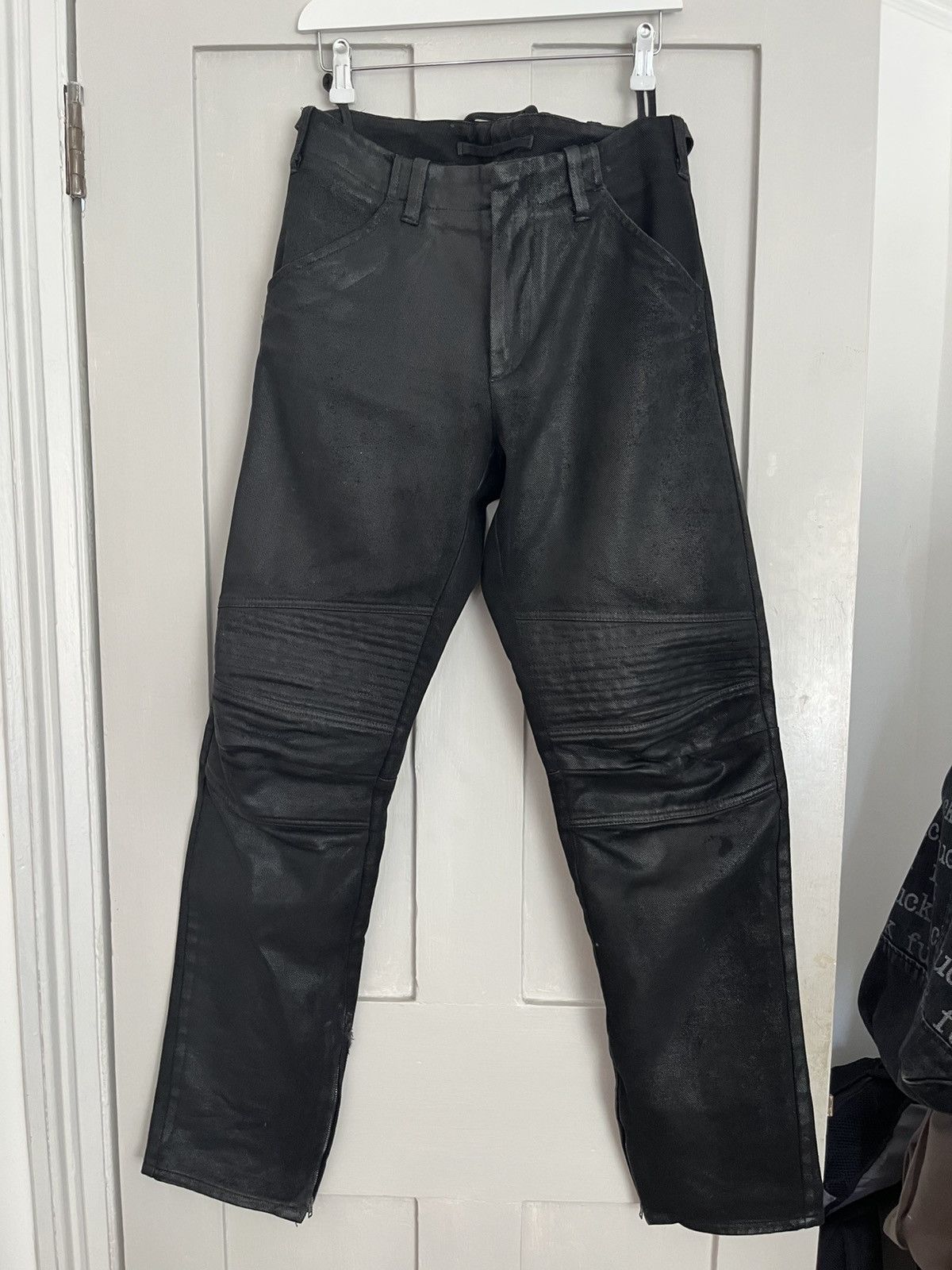 Helmut Lang Helmut Lang A/W 1999 Moleskin Astro Biker Pants