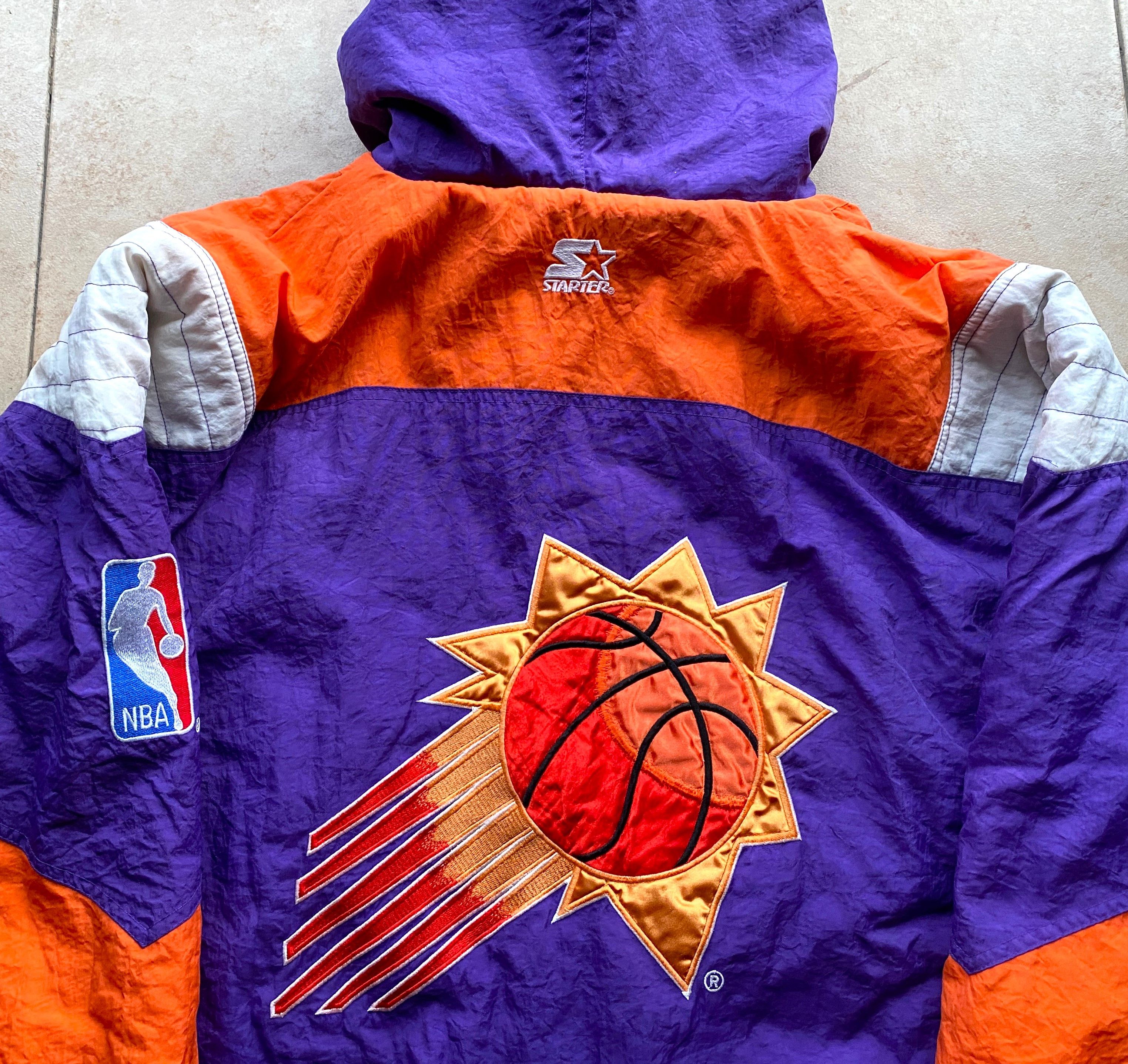 Starter Phoenix Suns 90s STARTER puffer Pullover purple vintage Size US XL / EU 56 / 4 - 3 Thumbnail
