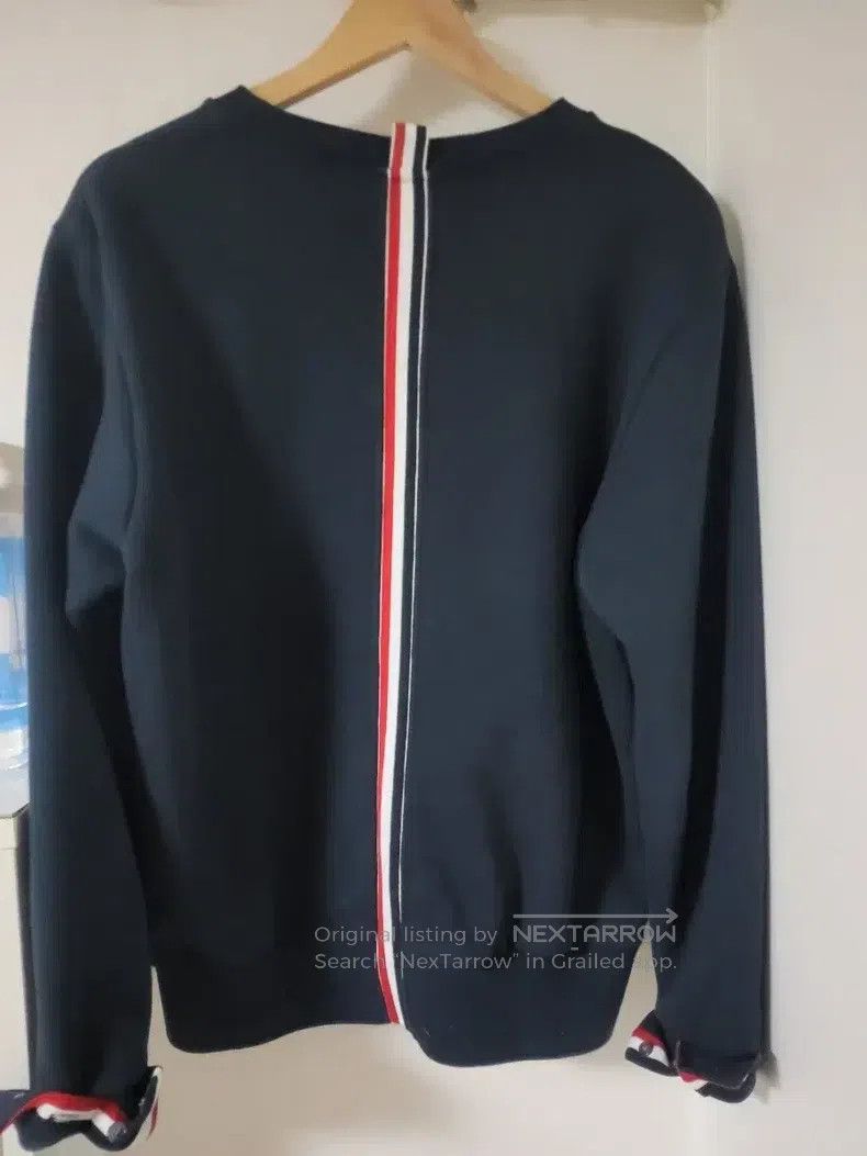 Thom Browne Thom Browne Navy blue three-stripe sweatshirt Size US M / EU 48-50 / 2 - 1 Thumbnail
