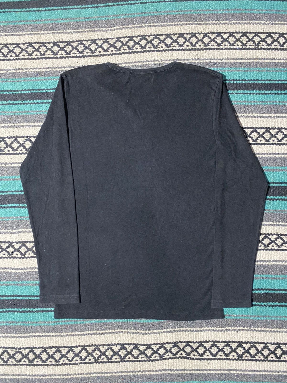 Le Grande Bleu (L.G.B.) 2000s XFRM - Vkei Studded Glitter Poem Longsleeve Shirt Size US L / EU 52-54 / 3 - 5 Thumbnail