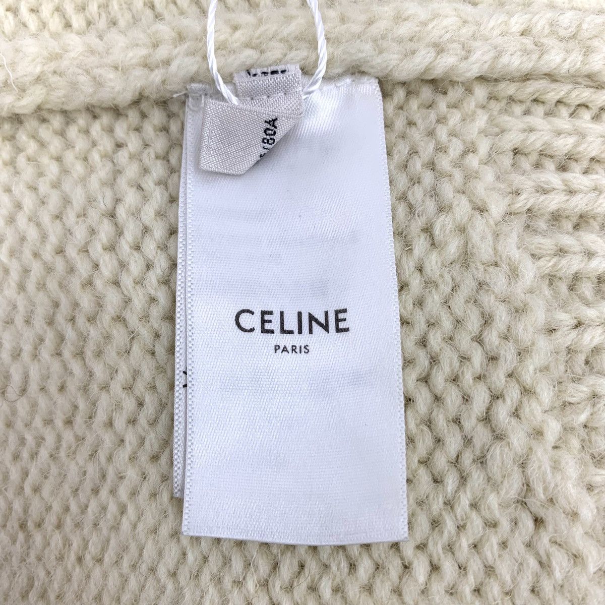 Celine Celine Beige Triomphe Wool Long Sleeve Knit Sweater K26WX Size XS / US 0-2 / IT 36-38 - 7 Thumbnail