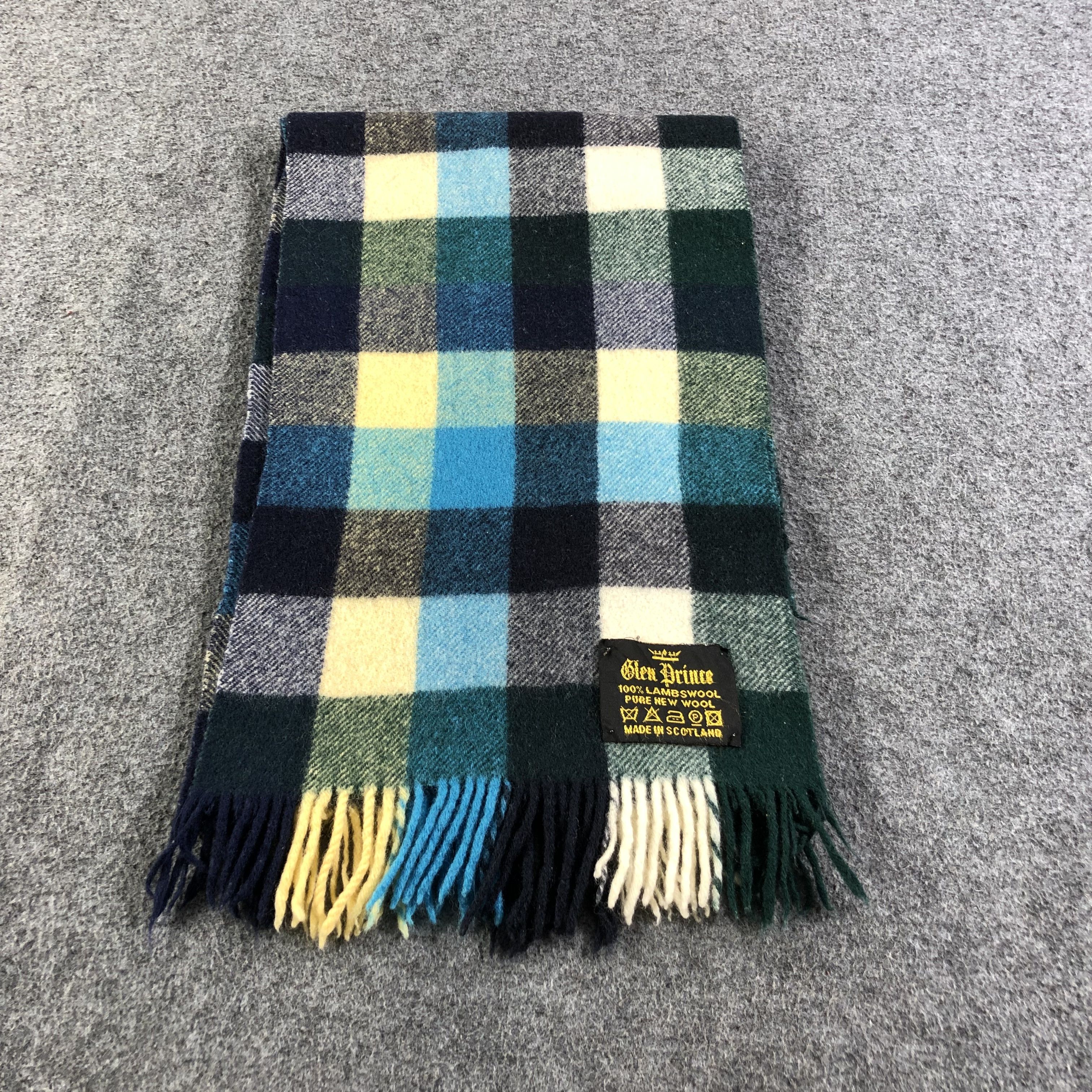 Vintage Glen Prince Tartan Scarf Muffler V1214 Size ONE SIZE - 2 Thumbnail