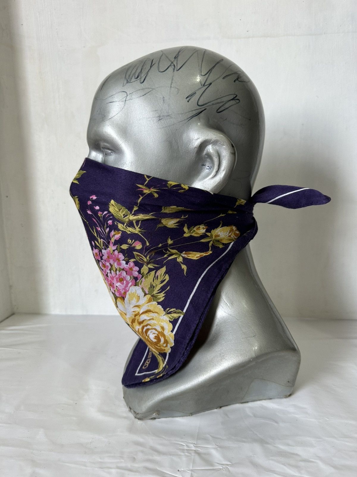 Kenzo × Vintage Vintage Burberry Handkerchief/ Neckerchief/ Bandana Size ONE SIZE - 9 Thumbnail