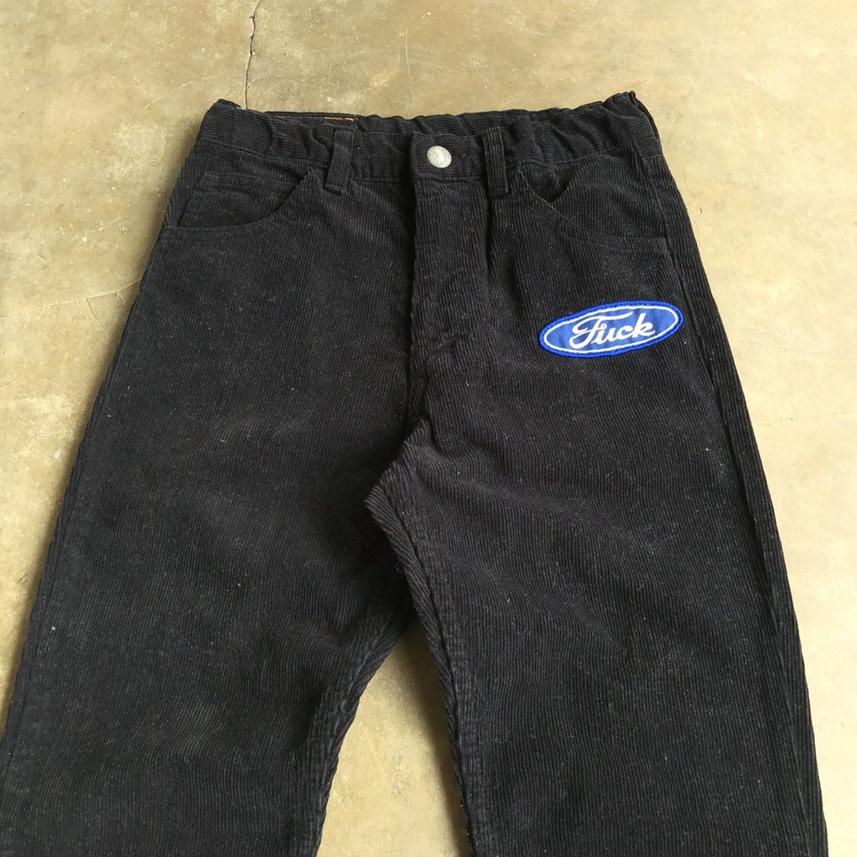 Hysteric Glamour FOR KIDS‼️Vintage Hysteric Glamour Mini Corduroy Pants Black Size US 26 / EU 42 - 3 Thumbnail